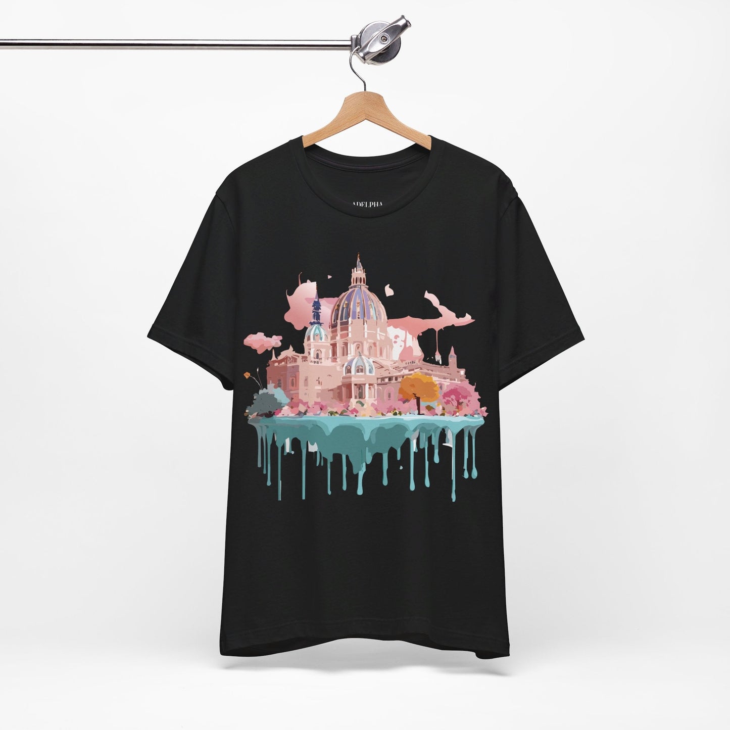 Vienna Tourist Graphic Tee Unisex Jersey Short Sleeve Vintage Inspired Artwork by Adelpha