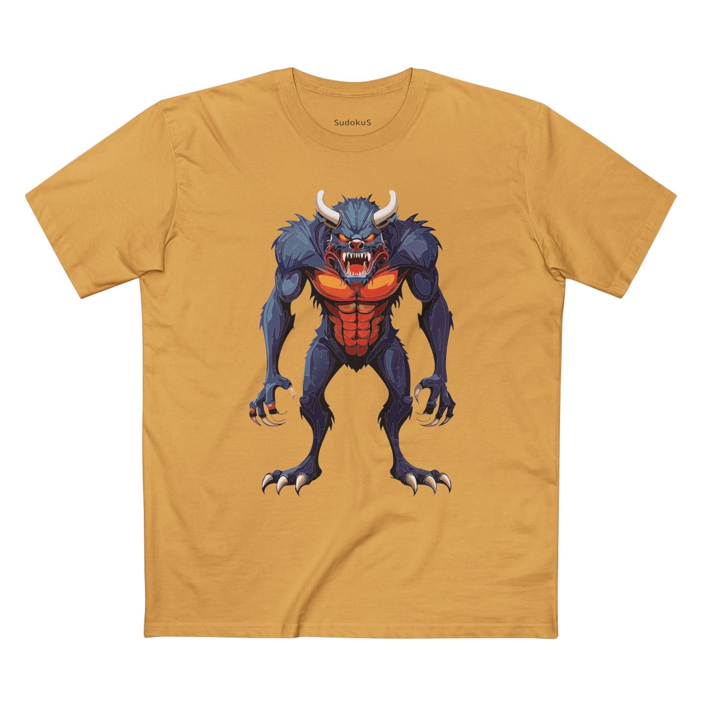 Cartoon Monsters Graphic Unisex 100 Cotton Staple Tee 11