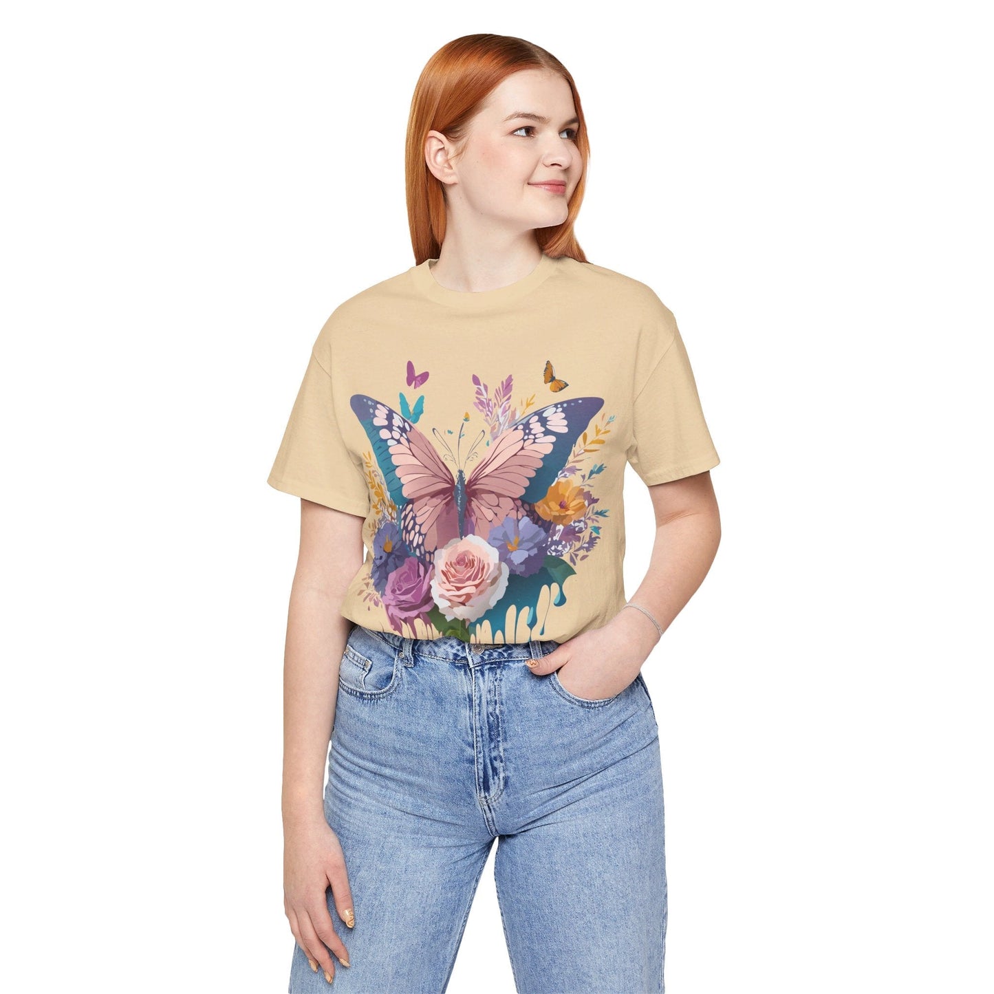 Butterfly Graphic Tee Unisex Short Sleeve Artwork By Adelpha