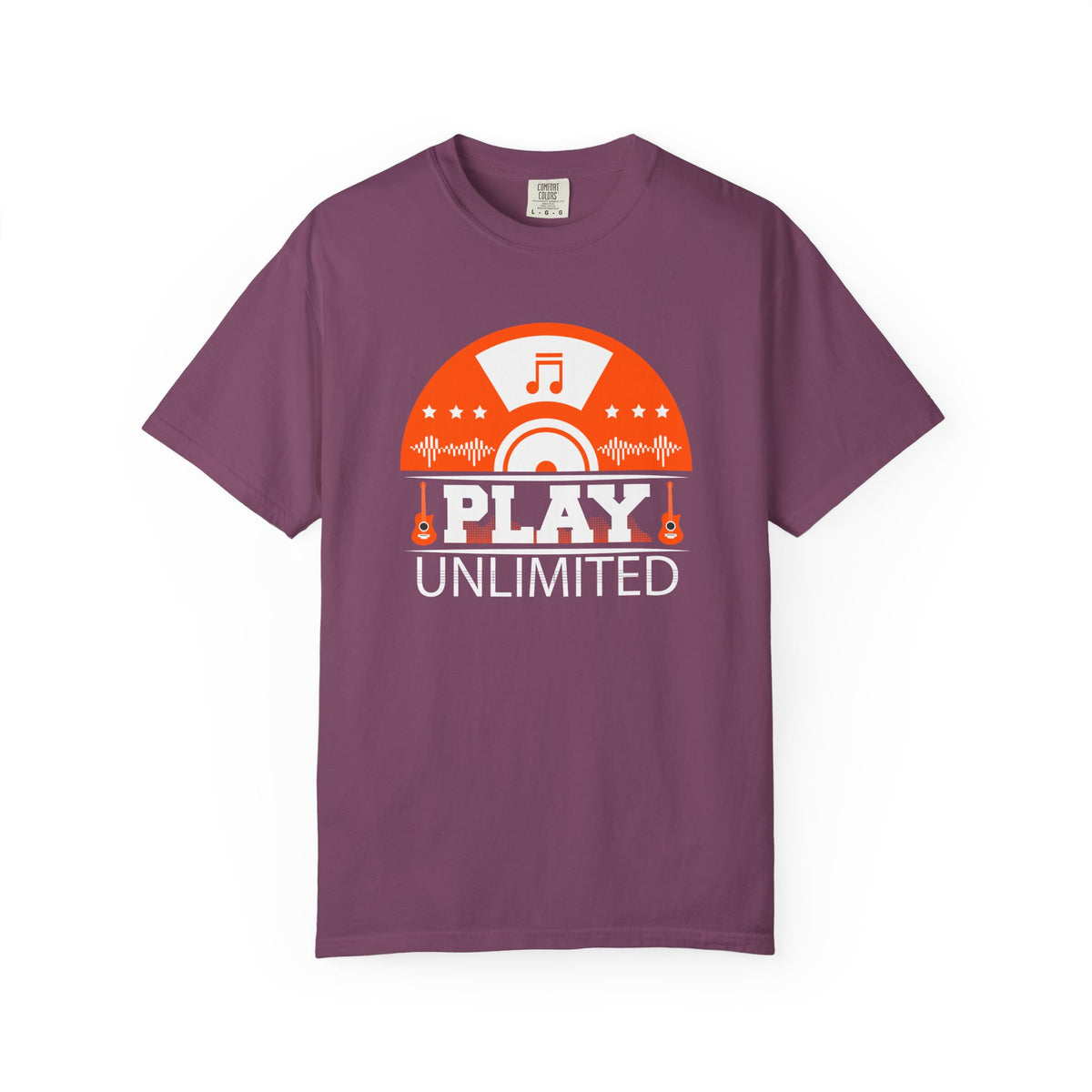Play Unlimited music vinyl graphic T-Shirt Retro record player Unisex Cotton Tee 079
