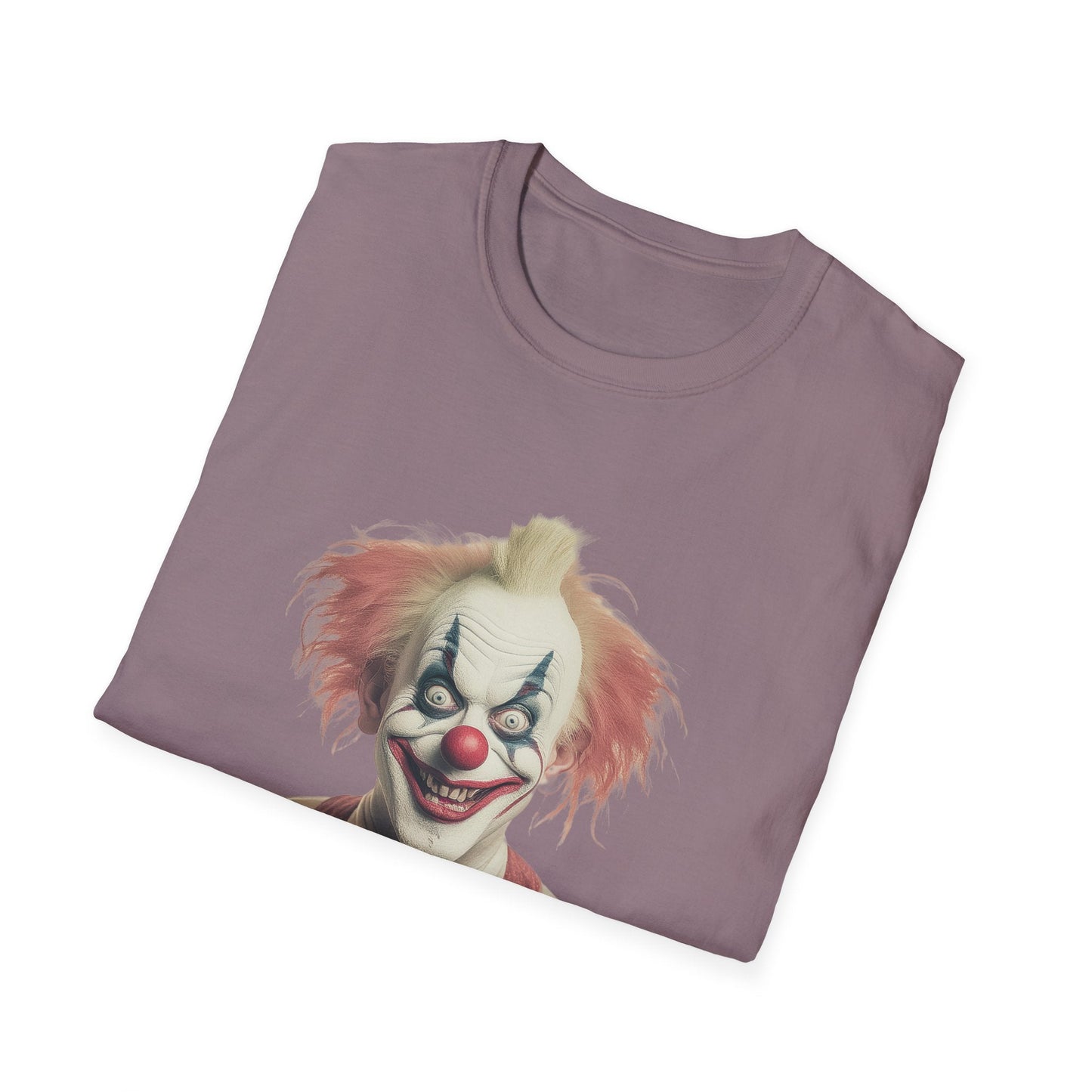 Clown Shirt Circus Tee Gildan Softstyle 64000 One Hundred Percent Ring Spun Cotton Lightweight