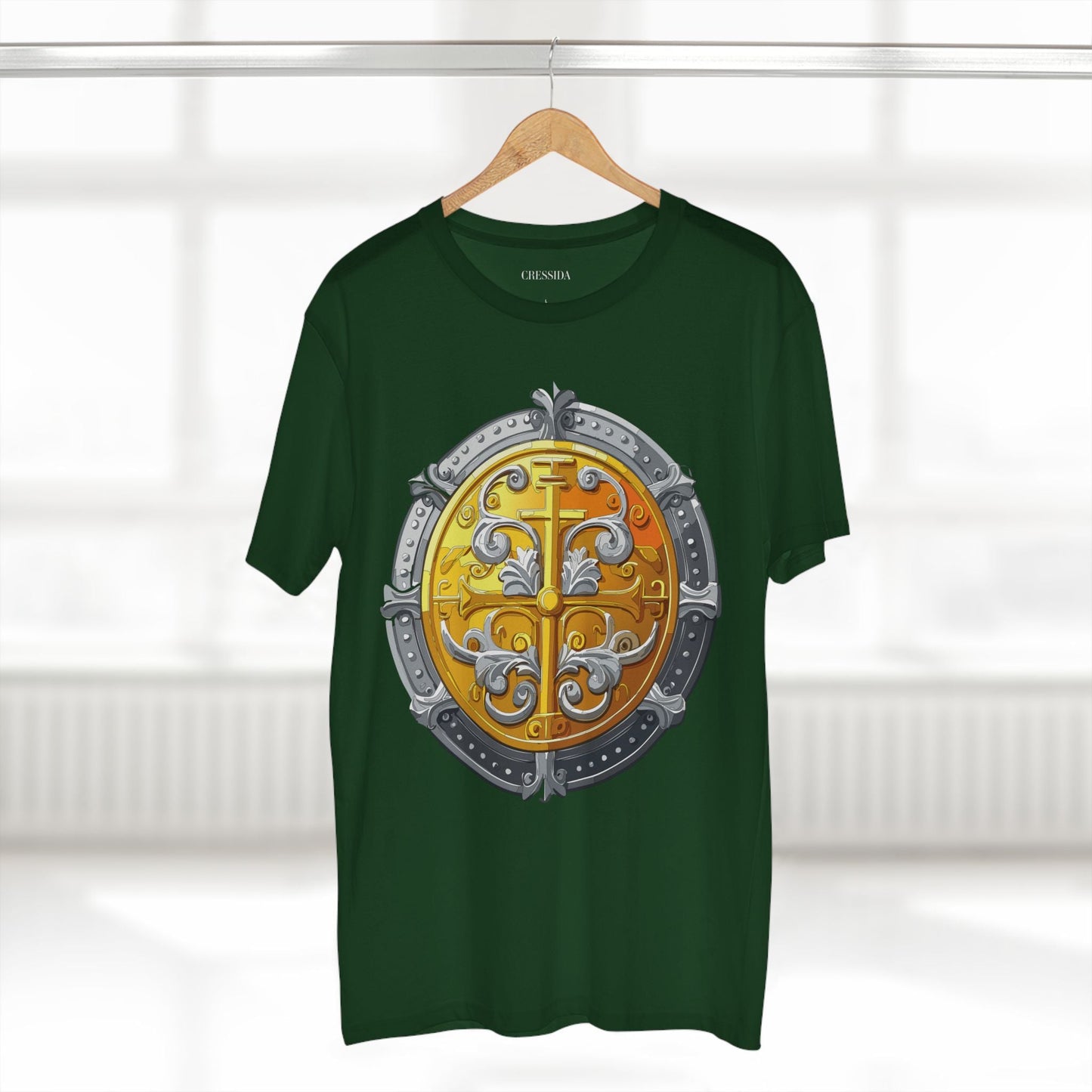 Antique Gold Coin Graphic Design T-Shirt Unisex 100 Cotton With Golden Print Artwork Tee 19
