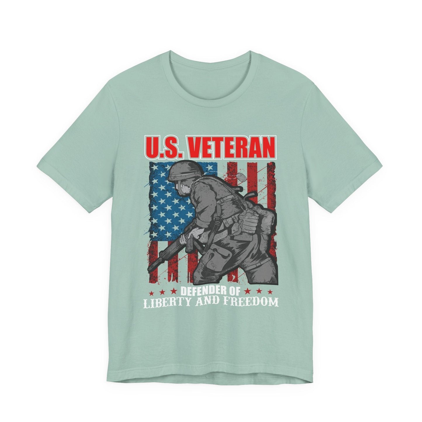 Army Veteran Patriotic Graphic Design Unisex Cotton T-Shirt v31
