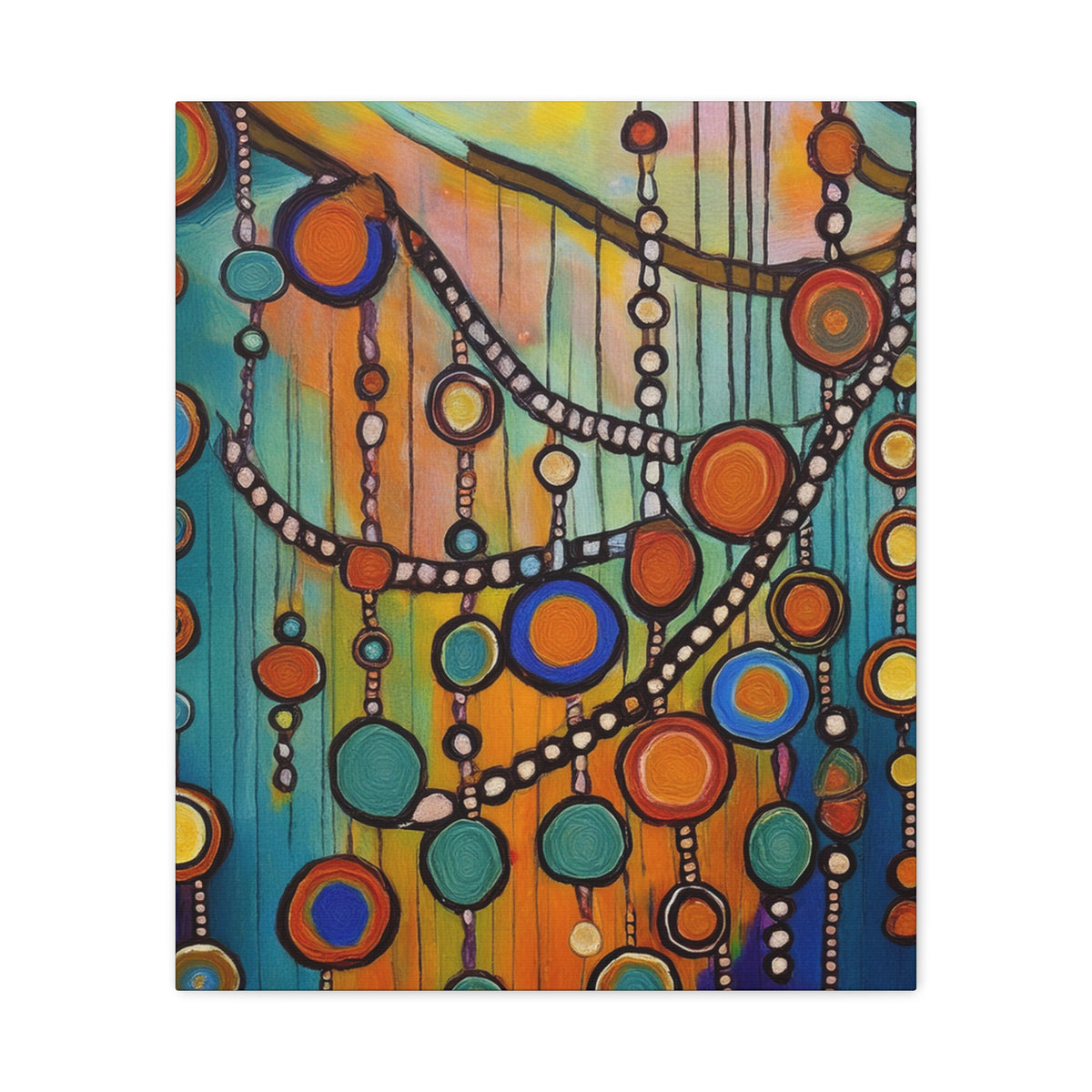 Abstract Oil Painting Print Canvas 20x24,20x30,24x30 24x32,24x36,30x40 32x48,36x48,40x60 Pine-Wood Inner Frame ABS-100