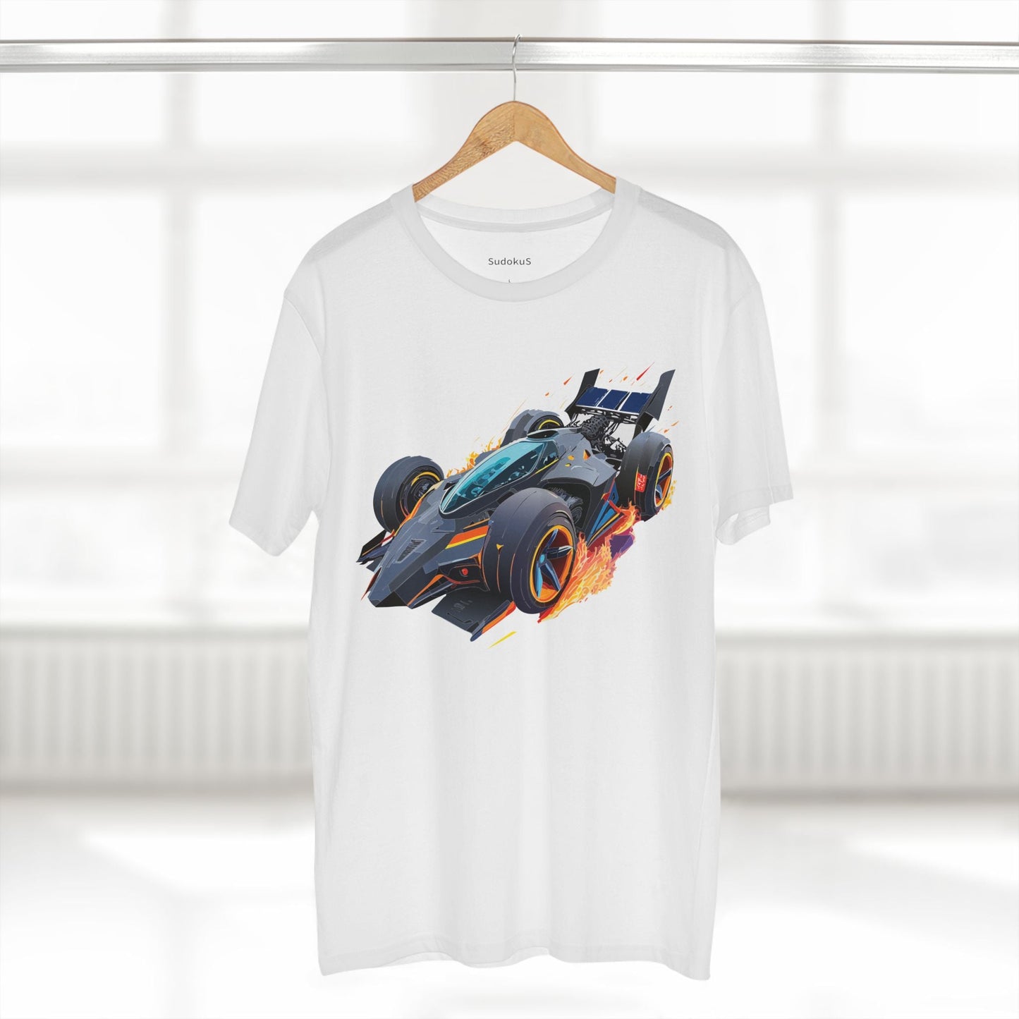 Car Graphic Unisex 100 Cotton Staple Tee 13