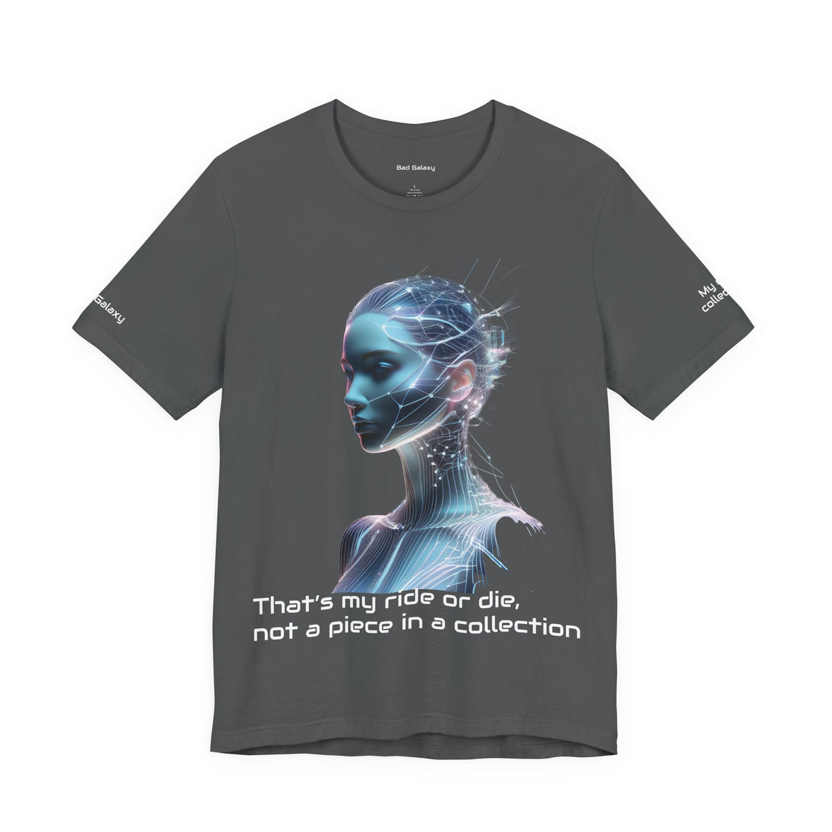 Car Graphic Unisex Cotton Bella+Canvas Tee with Art Design b14