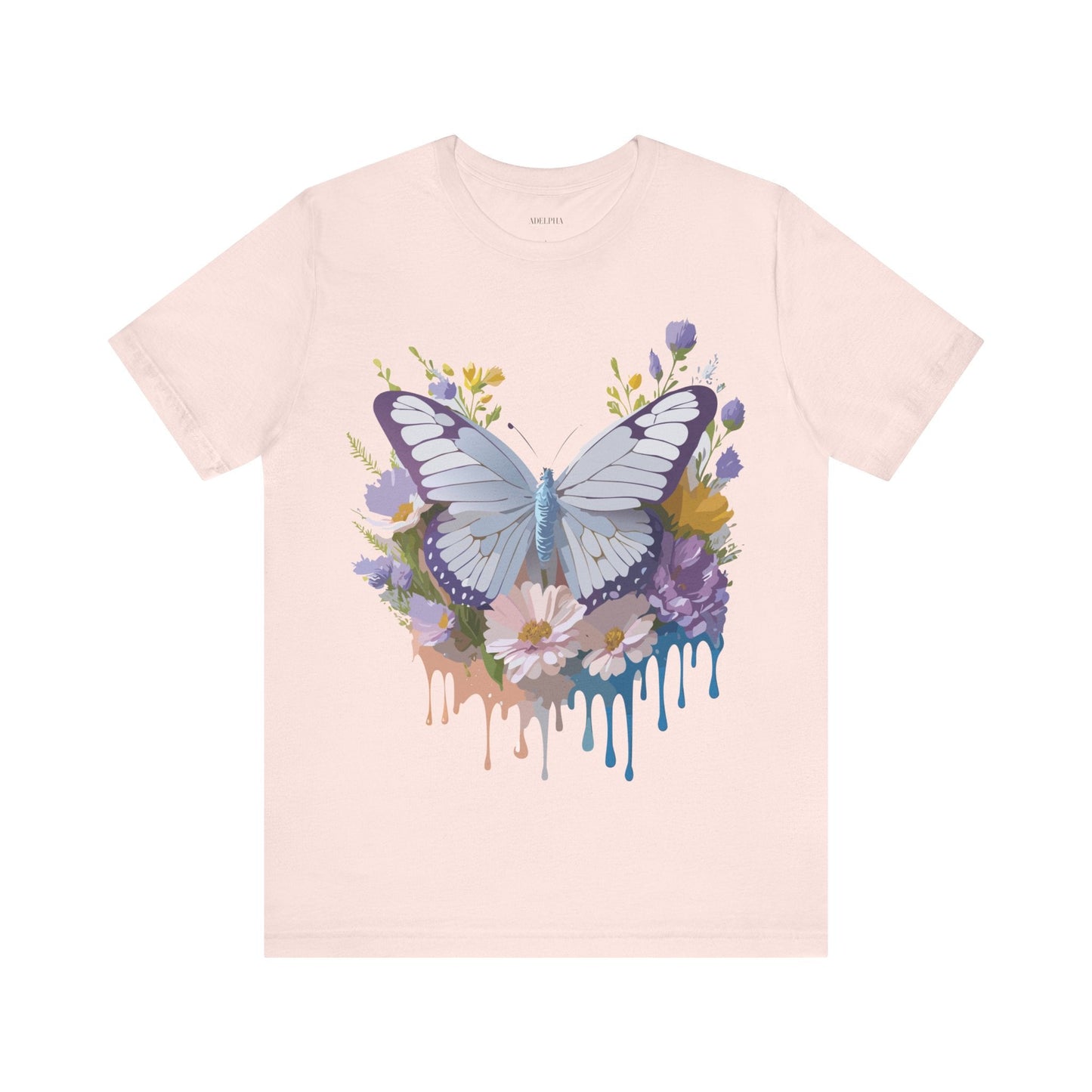 Adelpha Vintage Inspired Graphic Tee Unisex Short Sleeve Shirt