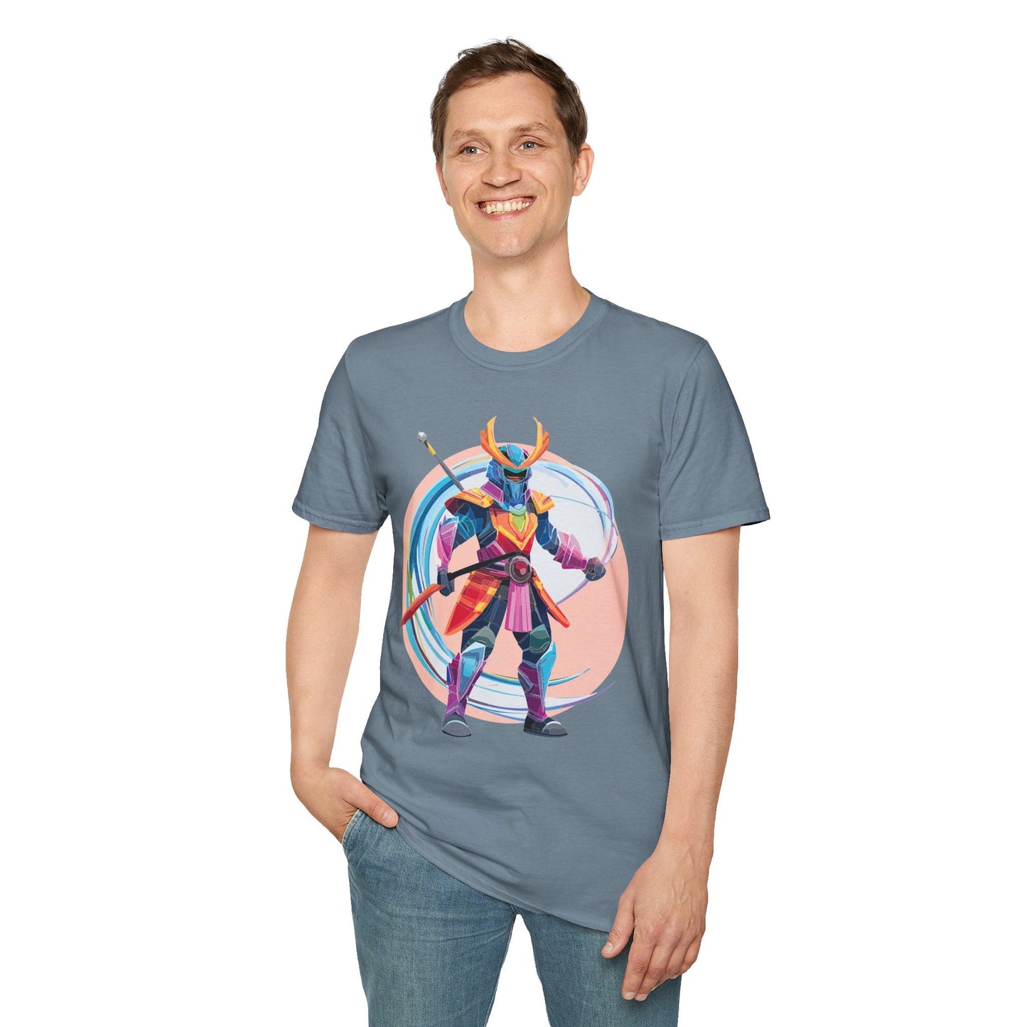 Samurai Shirt Unisex Softstyle T Shirt Gildan 64000 Ring Spun Cotton Tee For Everyday Comfort