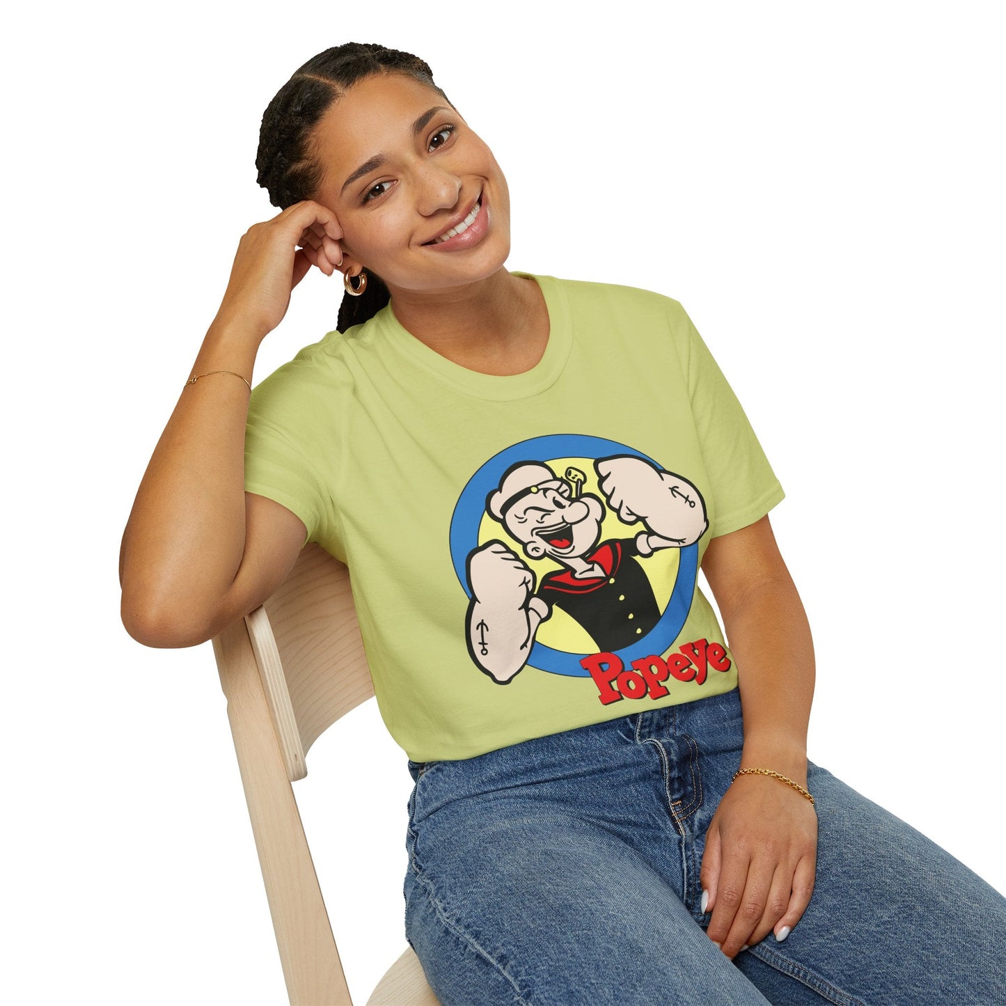 Unisex Cartoon T Shirt With Art Design Funny Animation Tee Gildan Softstyle 64000