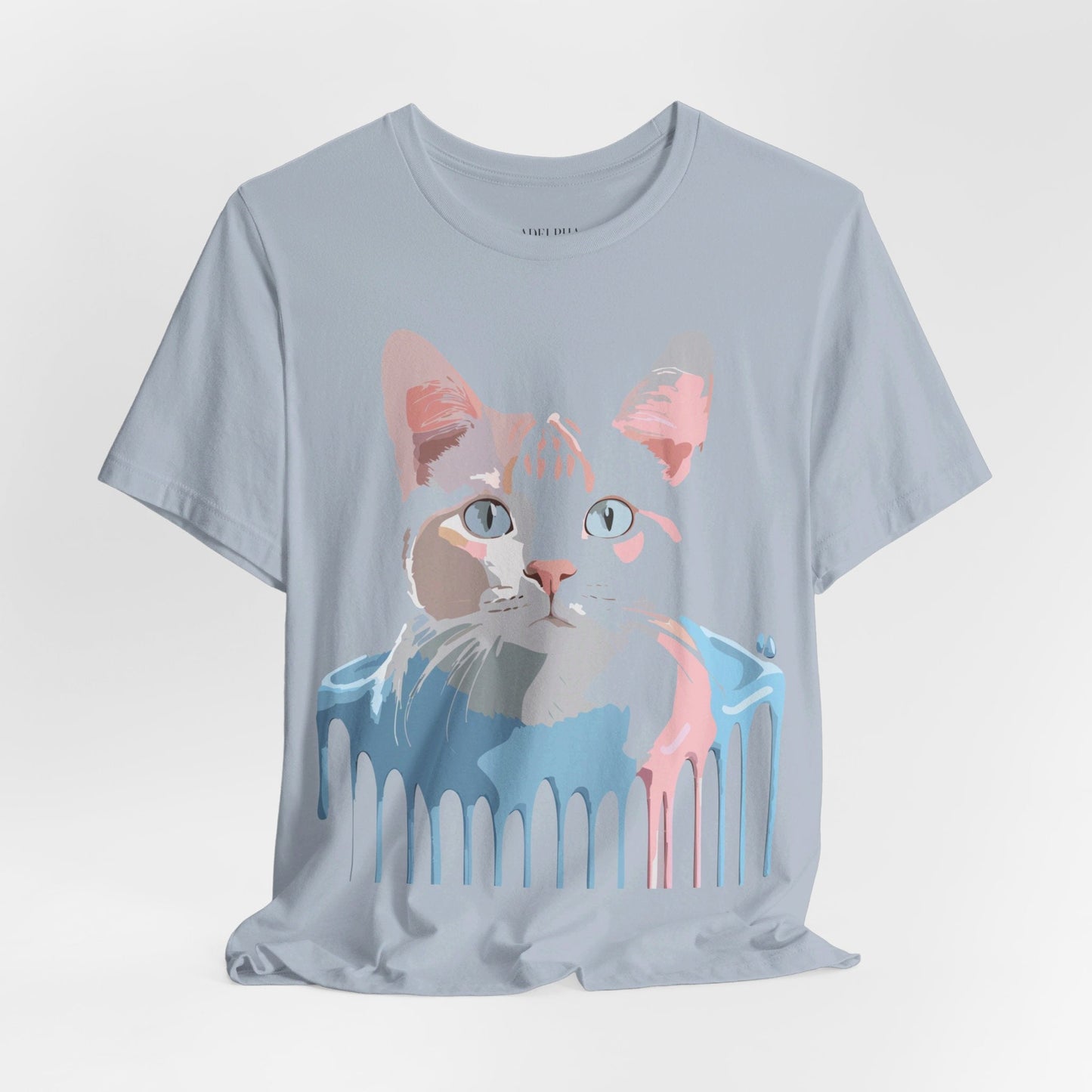 Adelpha Cat Graphic T Shirt Unisex Short Sleeve Vintage Artwork Tee