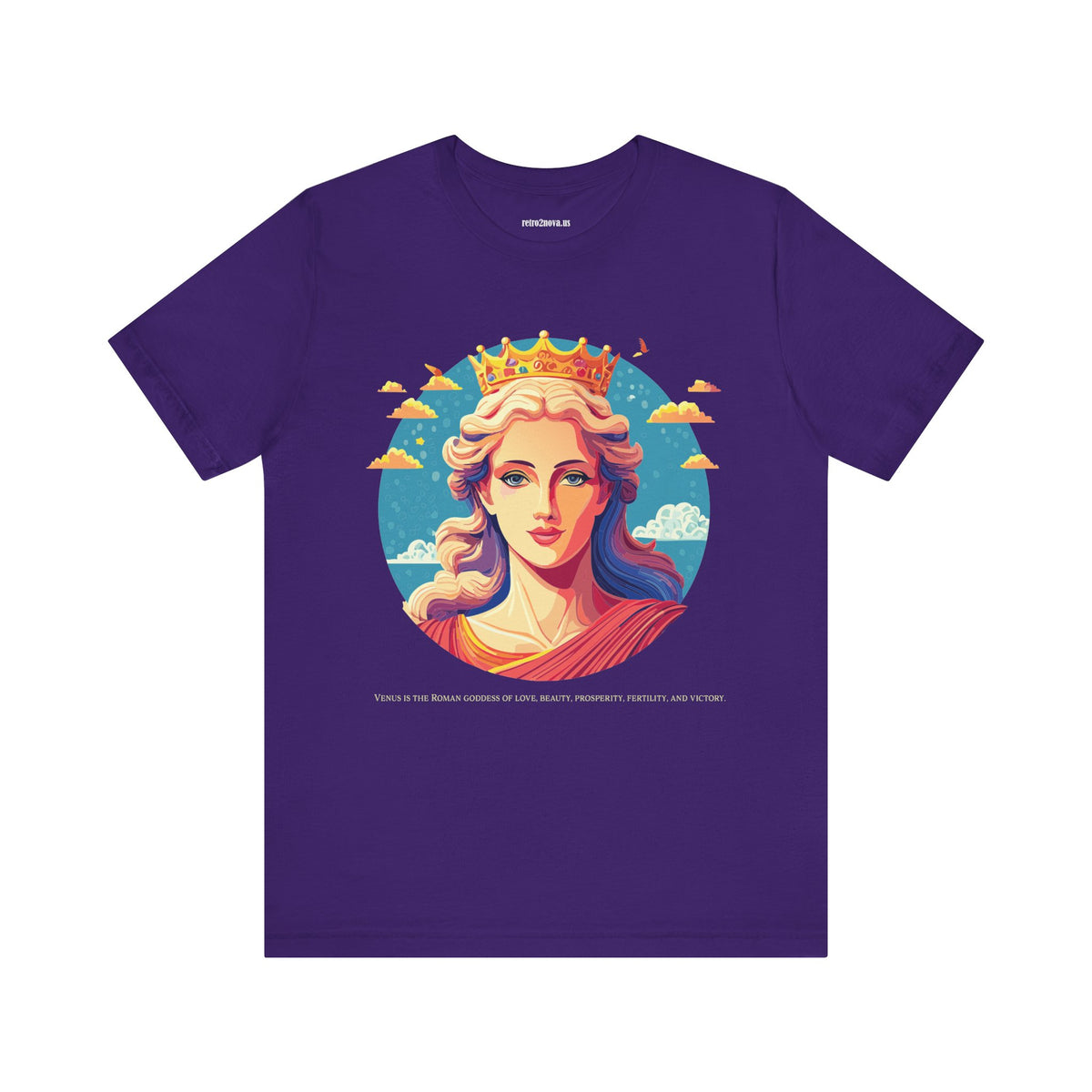 Goddess Graphic Unisex Cotton Bella+Canvas Tee with Venus