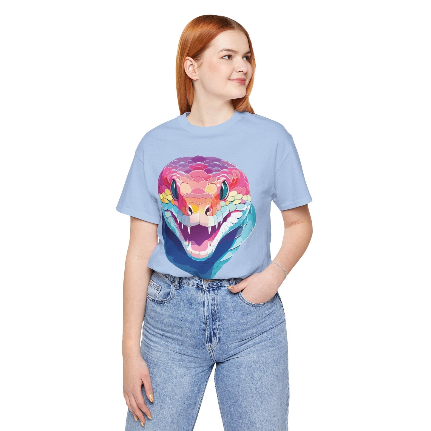 Unisex Animal Shirt With Animals Art Design Tee Short Sleeve Comfortable Tee Everyday Wear