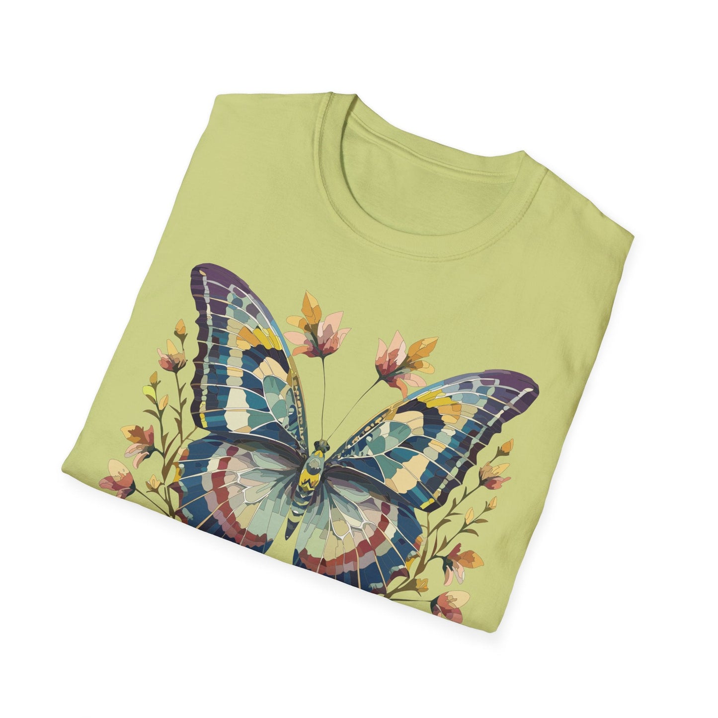 Butterfly Shirt Unisex T Shirt With Monarch Design Gildan Softstyle 64000 Ring Spun Cotton Tee