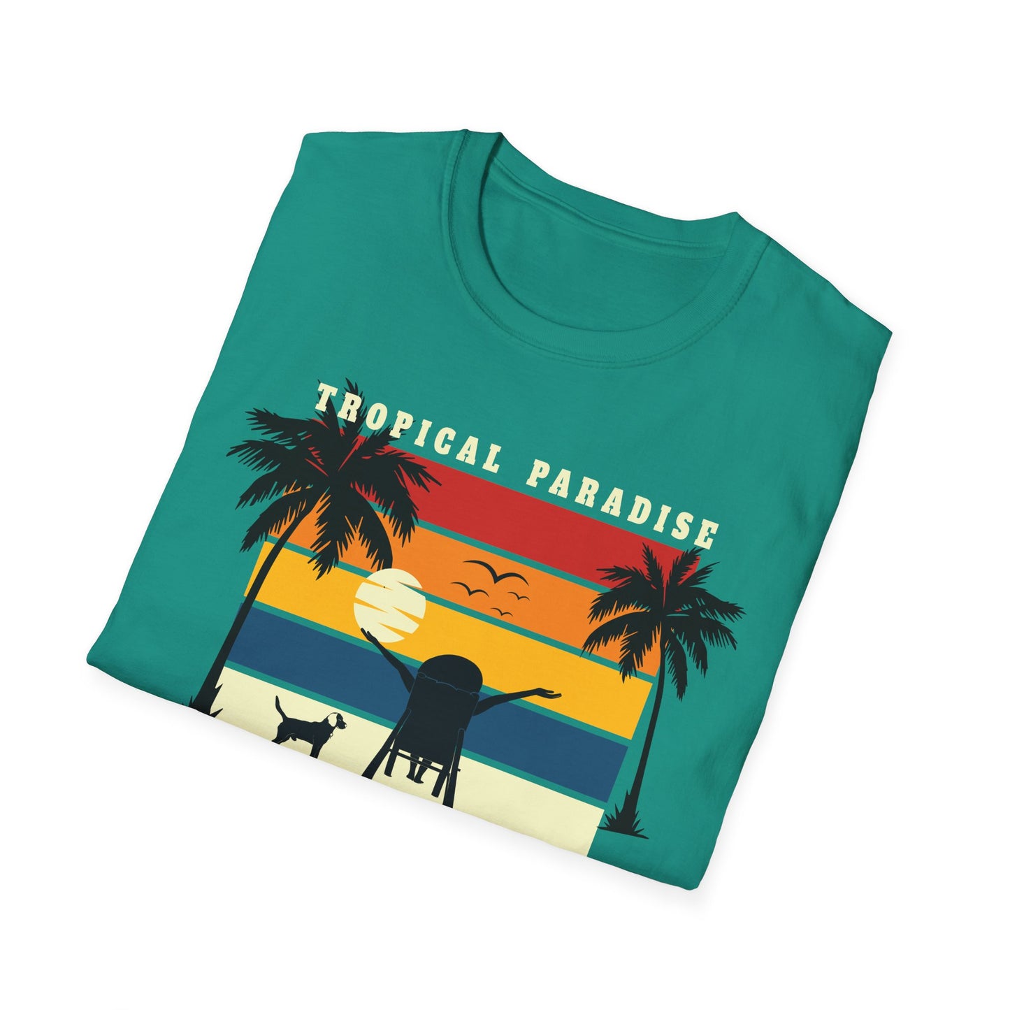 Summer T-Shirt, Summer Design Shirts, Art Tee Shirt with Summer Design - 3