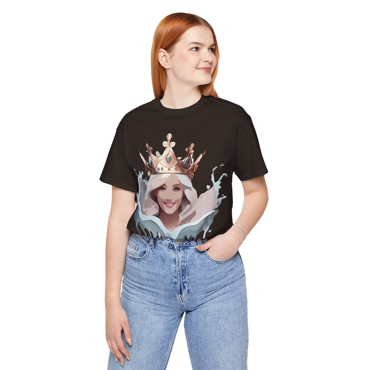 Queen Graphic Unisex Cotton Bella+Canvas Tee with Art Design m178