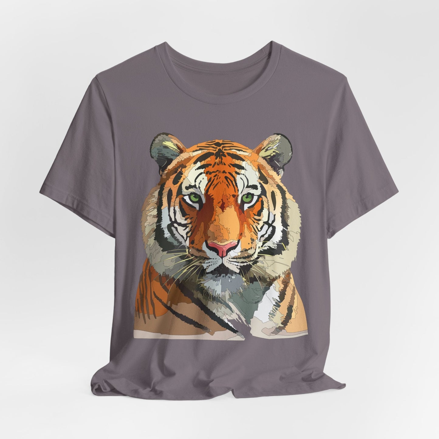 Unisex Animal Graphic Tee Shirt With Wildlife Art Design For Everyday Comfort Gildan 64000