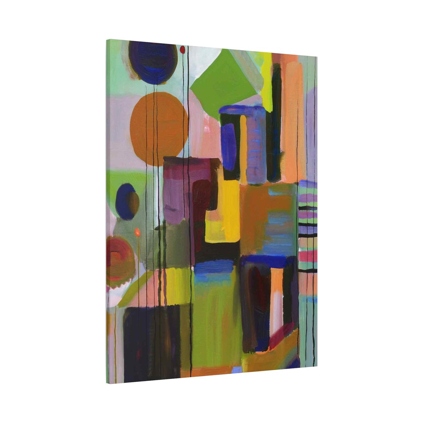 Abstract Painting Print Canvas 20x24,20x30,24x30, 24x32,24x36,30x40, 32x48,36x48,40x60 Pine-Wood Inner Frame ABS-3