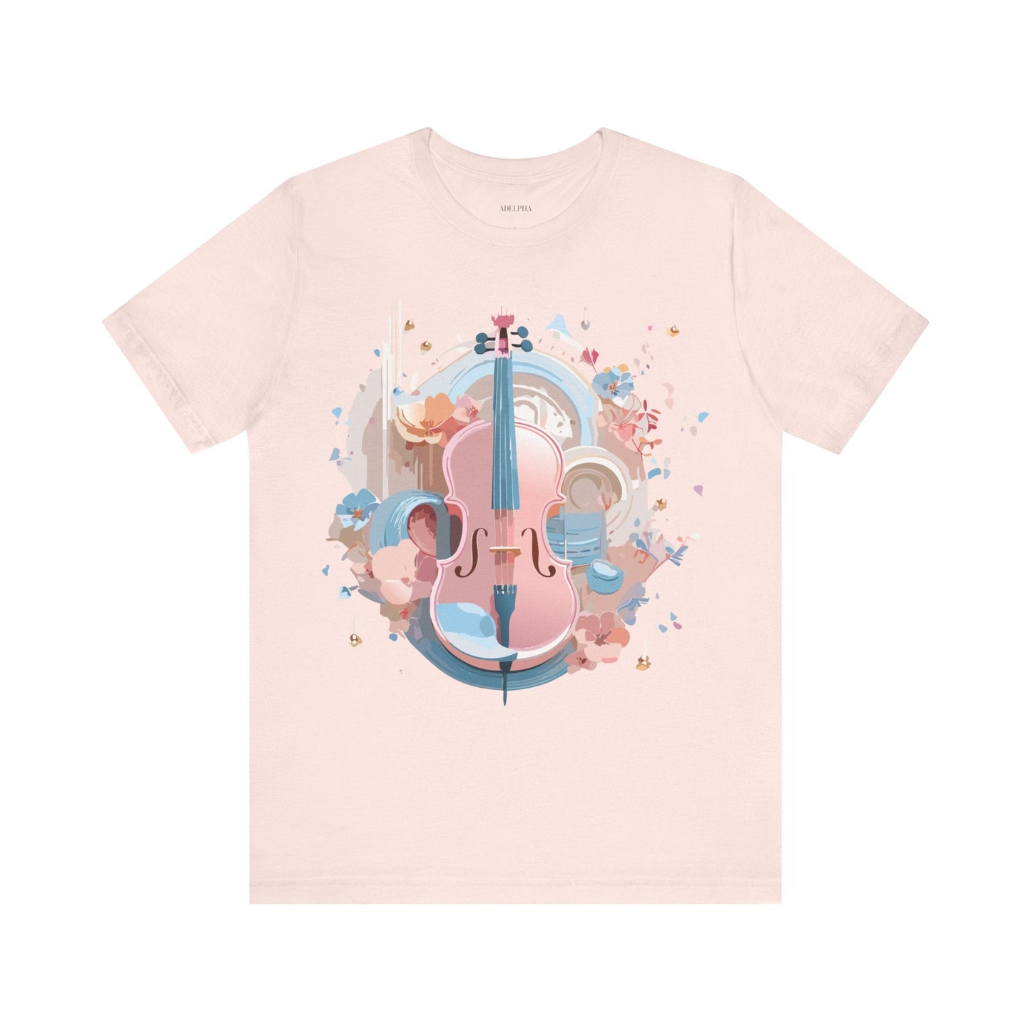 Music Graphic Tee Unisex Jersey Short Sleeve By Adelpha Vintage Inspired Artwork