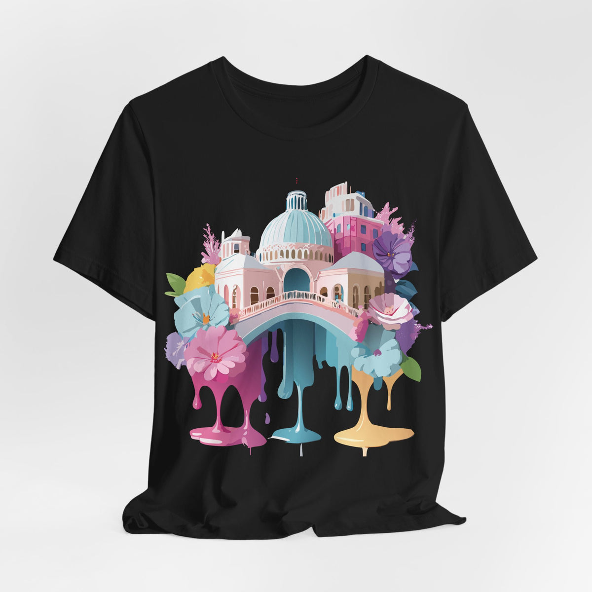 Graphic Unisex Cotton Bella+Canvas Tee Shirt with Venice