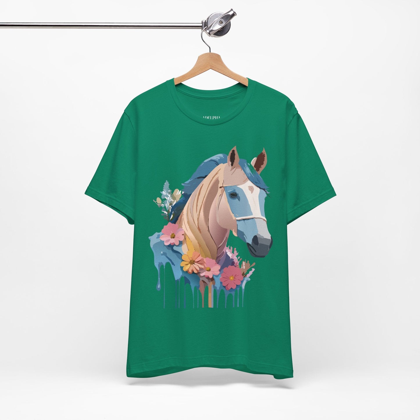 Horse Graphic Unisex 100 Cotton Vintage Animal Art T-Shirt 12