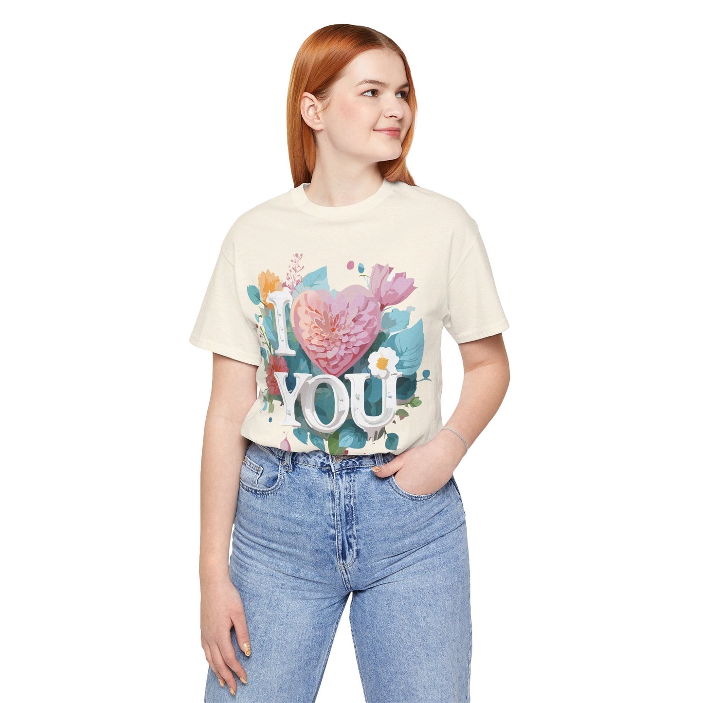 Valentine Graphic T Shirt Unisex Jersey Short Sleeve Tee With Adelpha Artwork Design