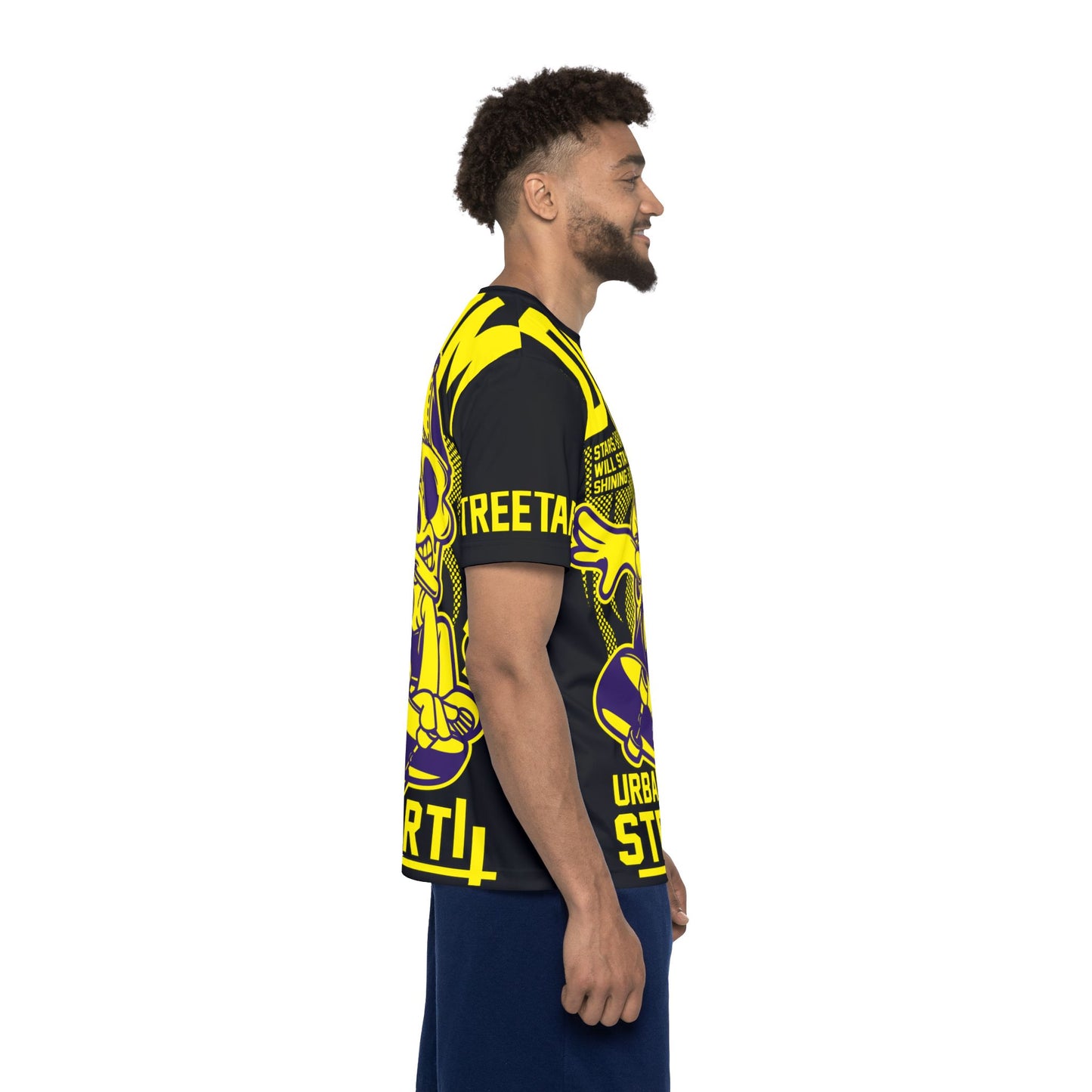 Be26 Fun Graphic T-Shirt, Art Design Poly Shirt, All Over Print Graphic Tee, Monsters T-Shirt, Cartoon Tees