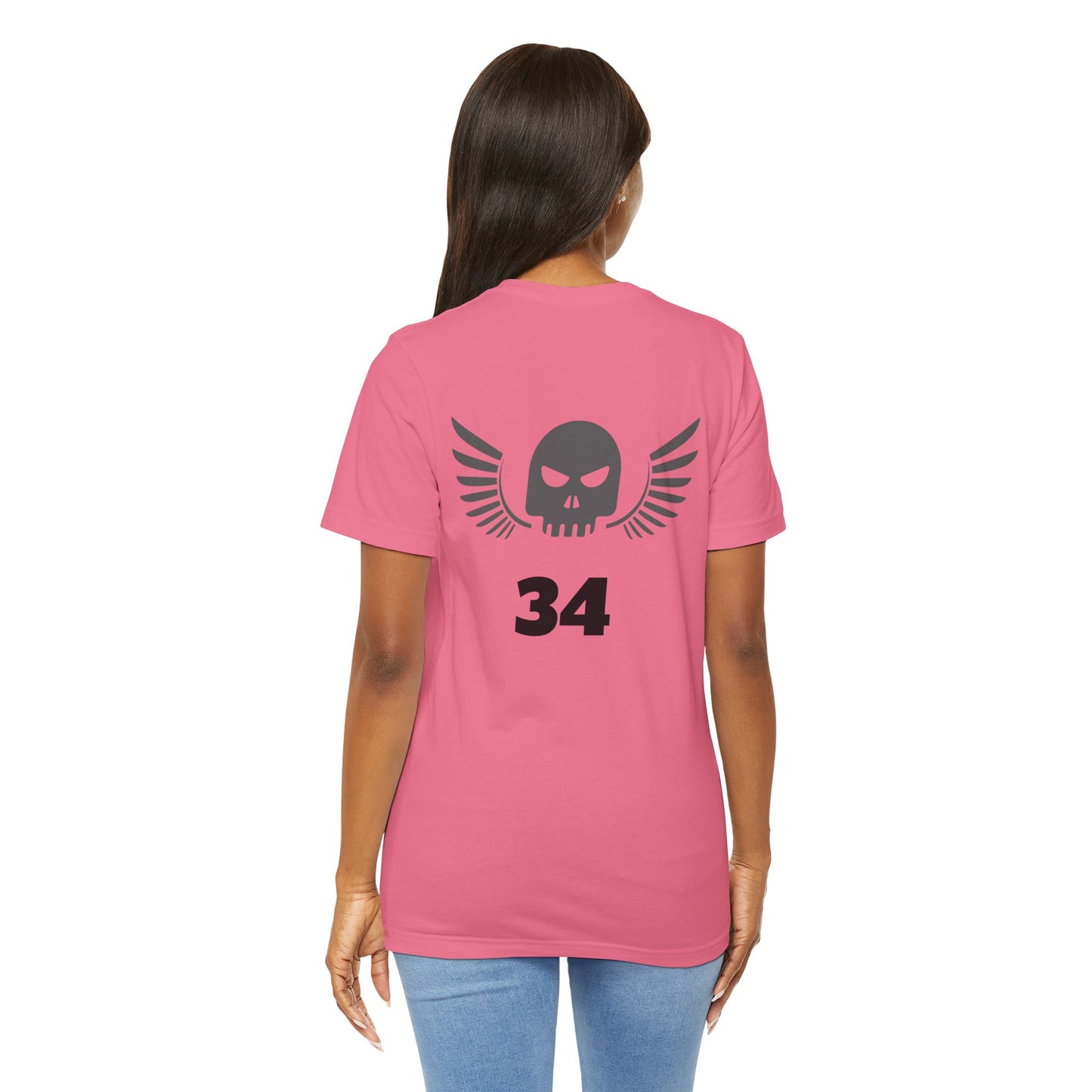 Unisex Cotton Tee Shirt with Skull