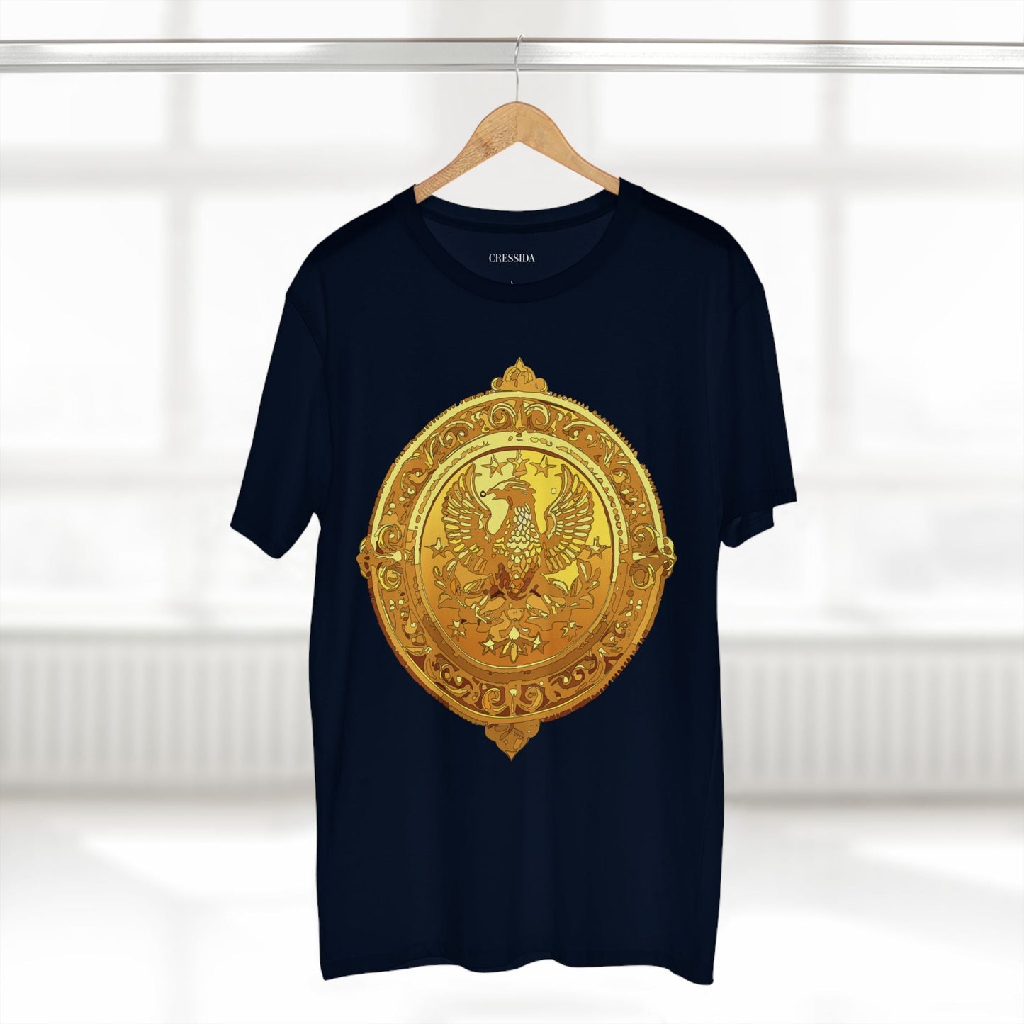 Antique Gold Coin Graphic Design T-Shirt Unisex 100 Cotton With Golden Print Artwork Tee 25