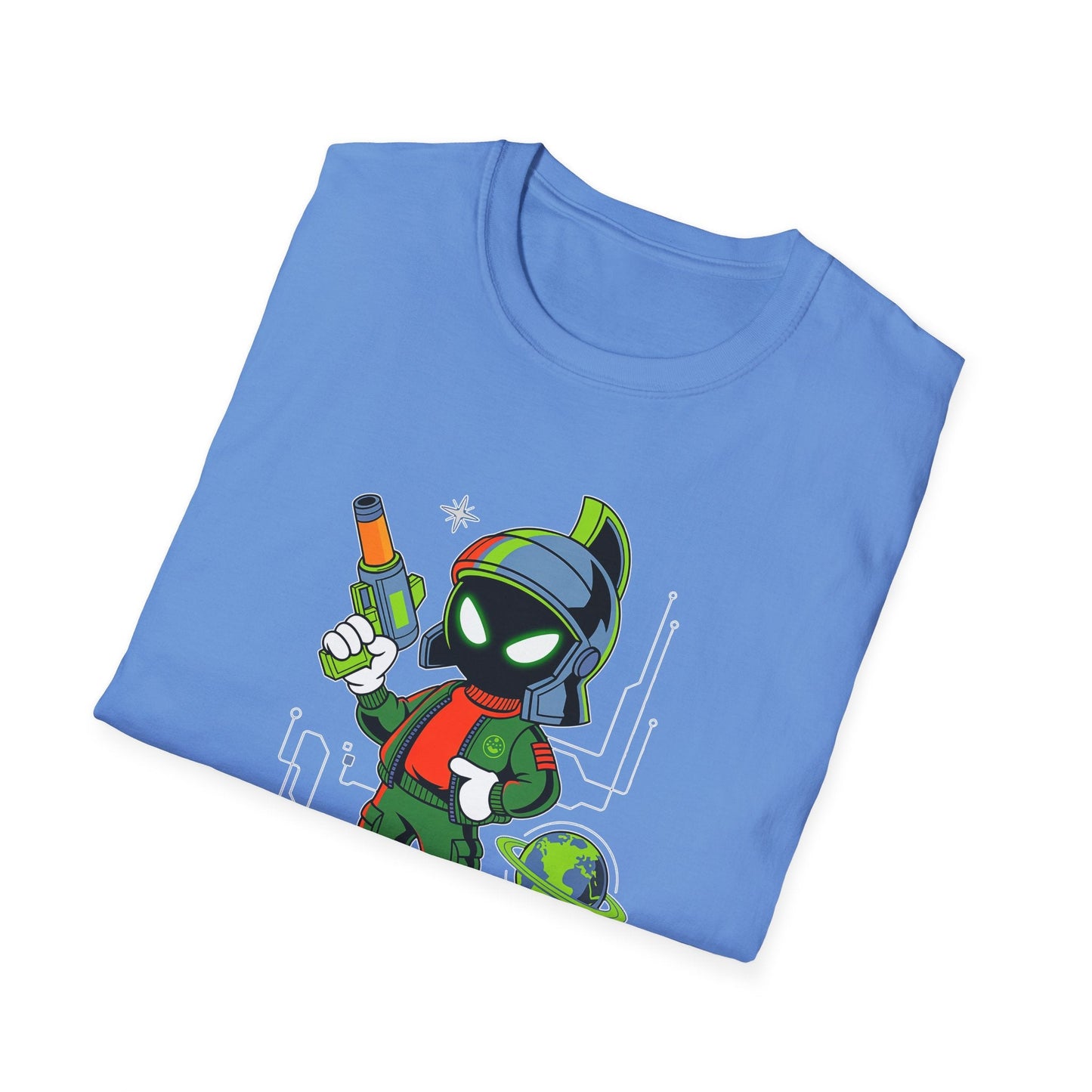 Gildan Softstyle 64000 Unisex Cartoon T Shirt With Animation And Funny Animals Design