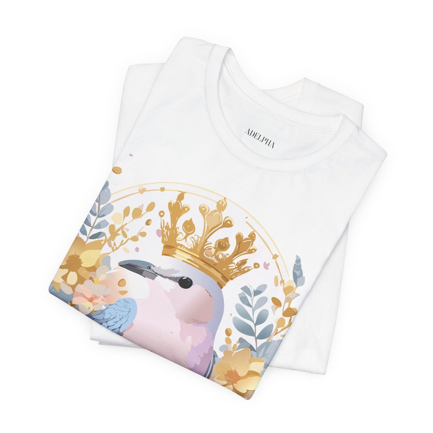 Adelpha Medallion Graphic Tee Unisex Short Sleeve Vintage Inspired Artwork Shirt