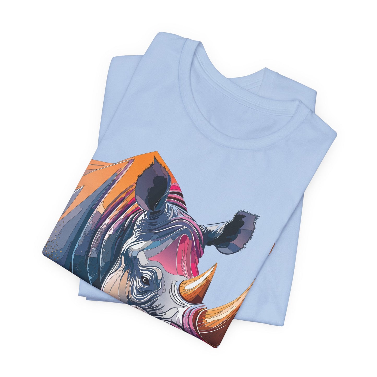 Unisex Animal Print Tee Shirt Featuring Wild Animals Art Design For Everyday Wear