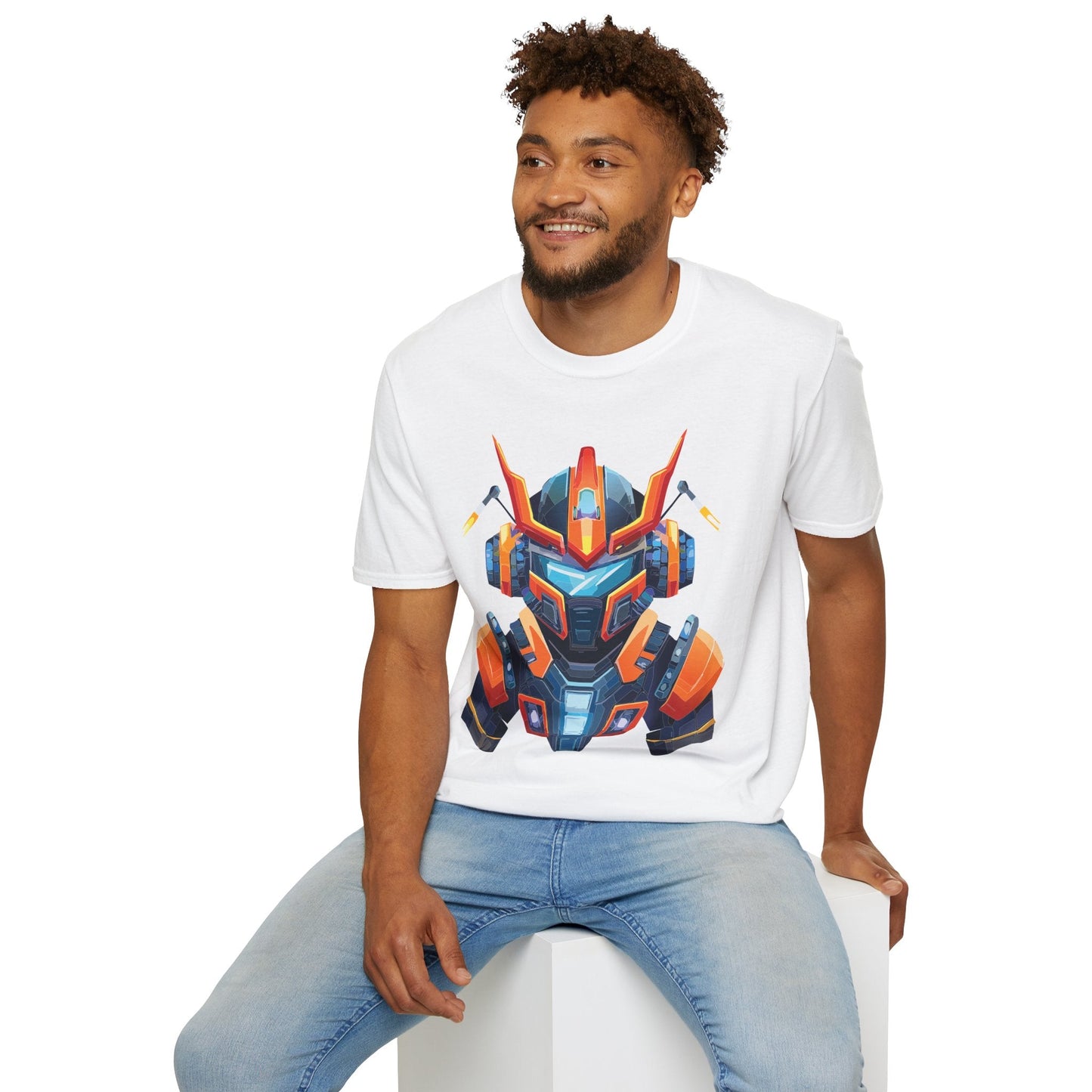 Cyborg Tee Unisex Robot Shirt Terminator Style 100 Percent Ring Spun Cotton Short Sleeve