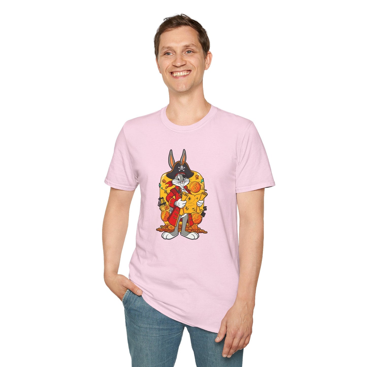 Bugs Bunny Shirt Unisex T Shirt Cartoon Design Animation Tee Gildan Softstyle 64000