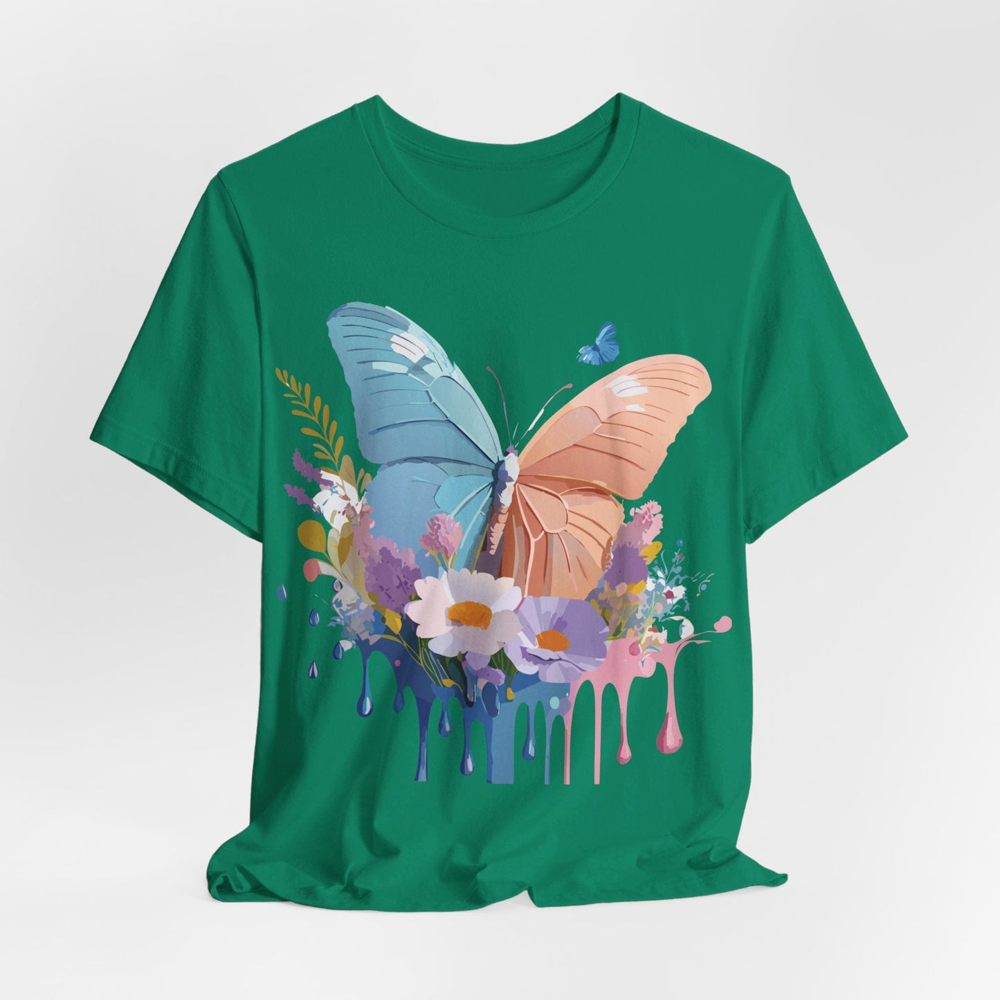 Butterfly Graphic Tee Adelpha Unisex Short Sleeve Art Design
