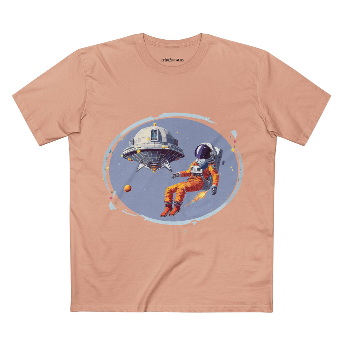 Cosmos Astronaut Graphic Tee Staple Unisex 100 Cotton Tee Shirt - CS-12