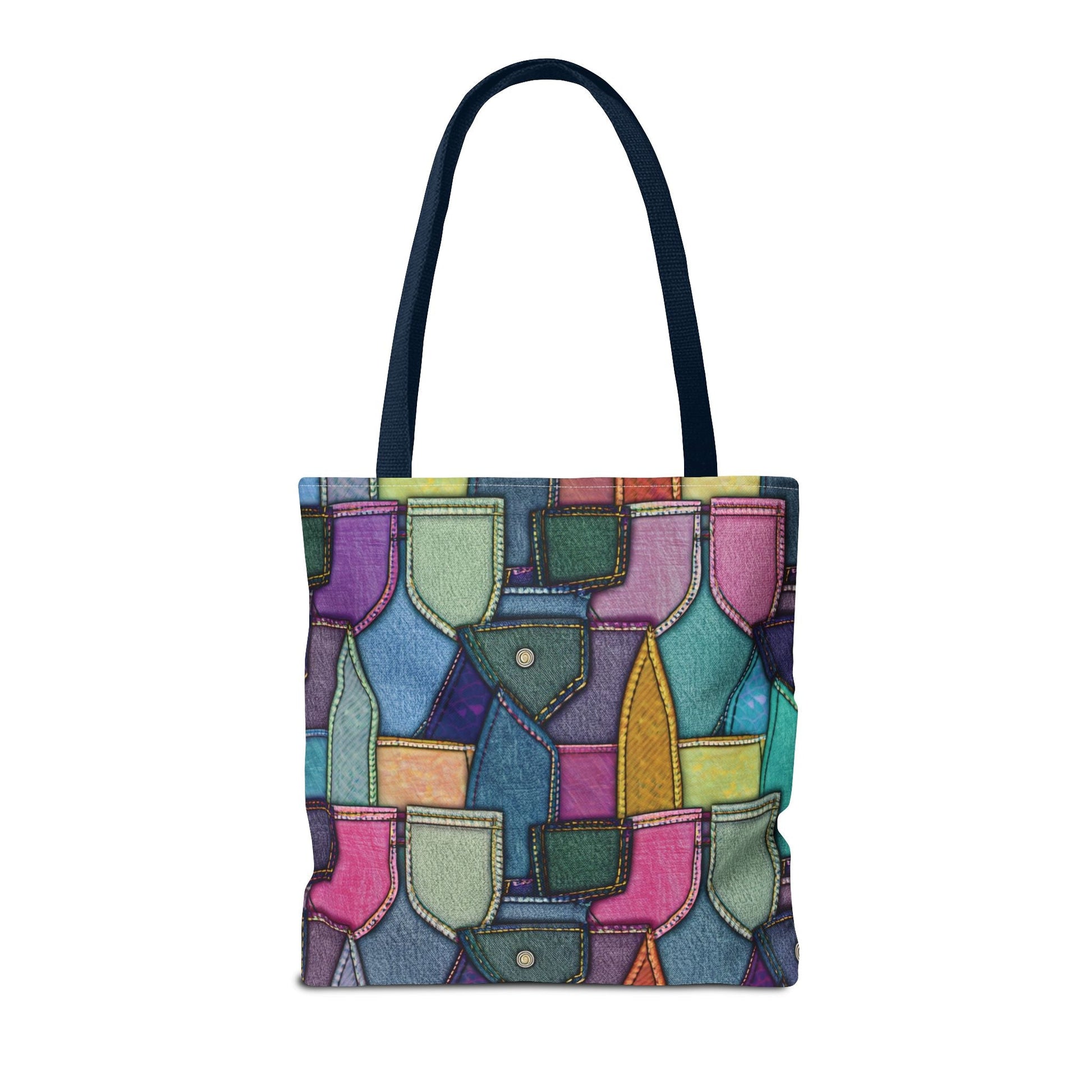 Denim Canvas Bag, Tote Bag Denim Printify