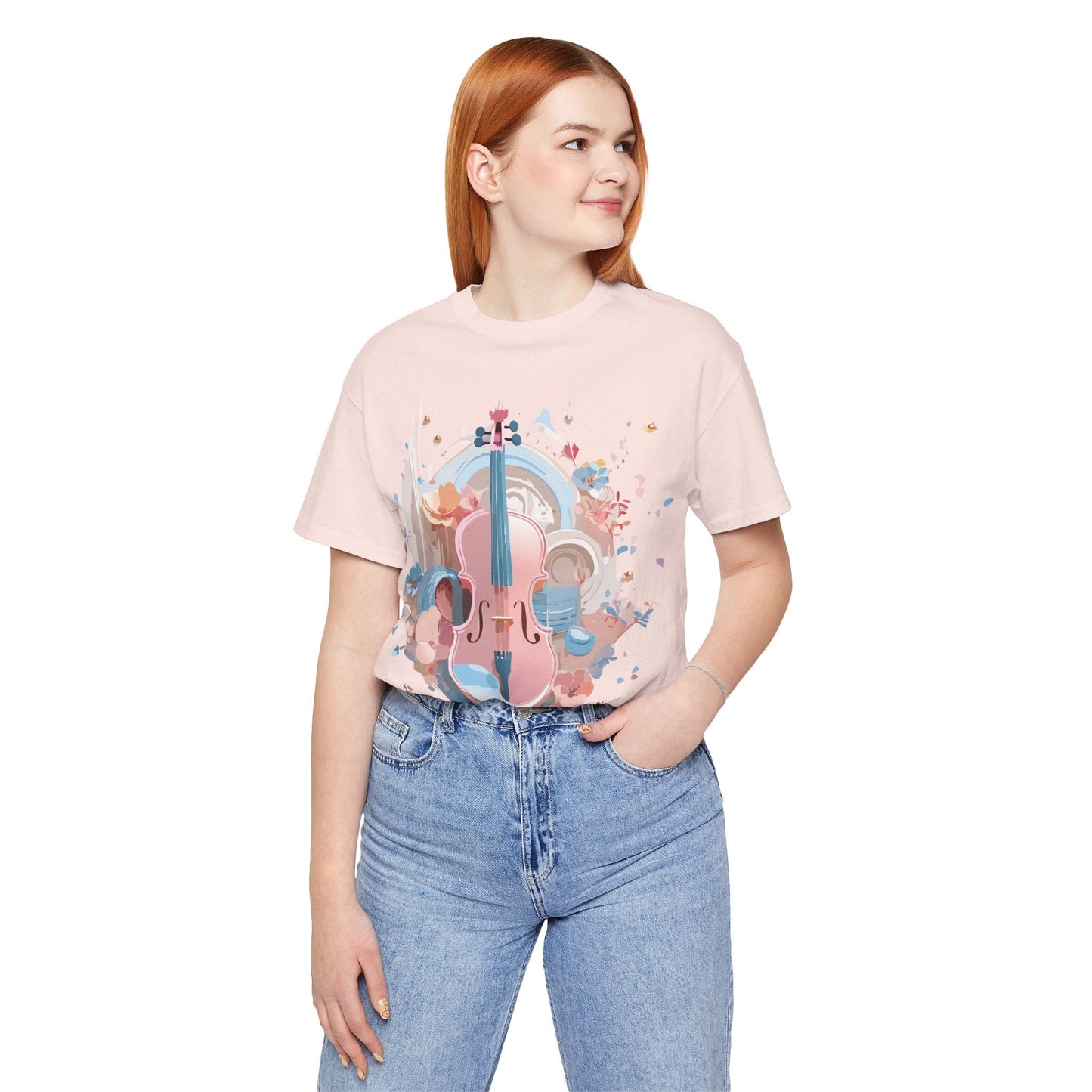 Music Graphic Tee Unisex Jersey Short Sleeve By Adelpha Vintage Inspired Artwork