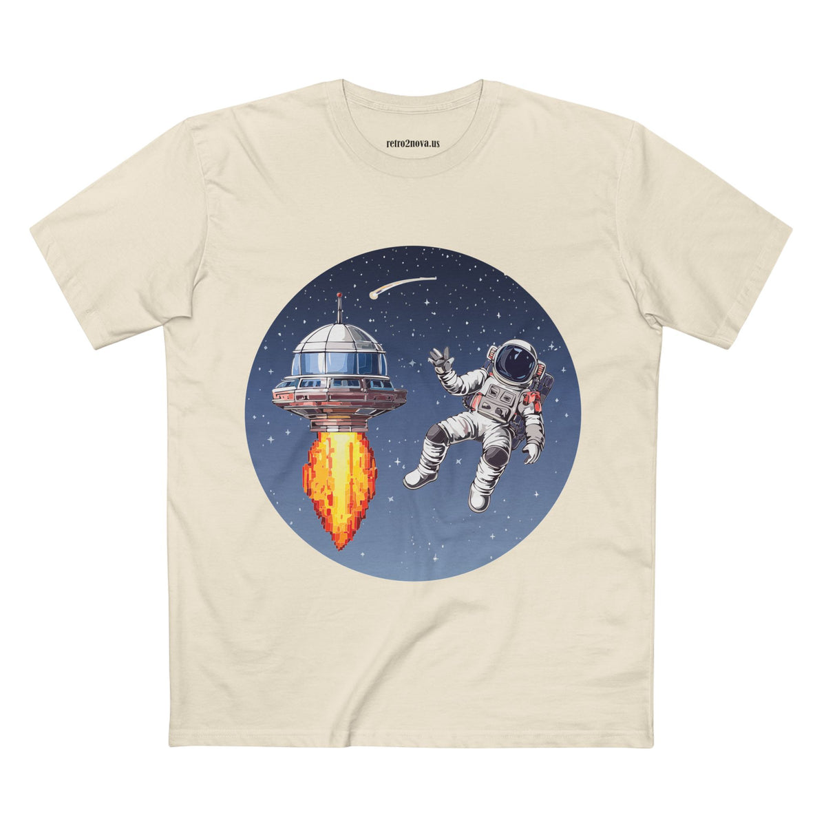 Cosmos Astronaut Graphic Tee Staple Unisex 100 Cotton Tee Shirt - CS-14