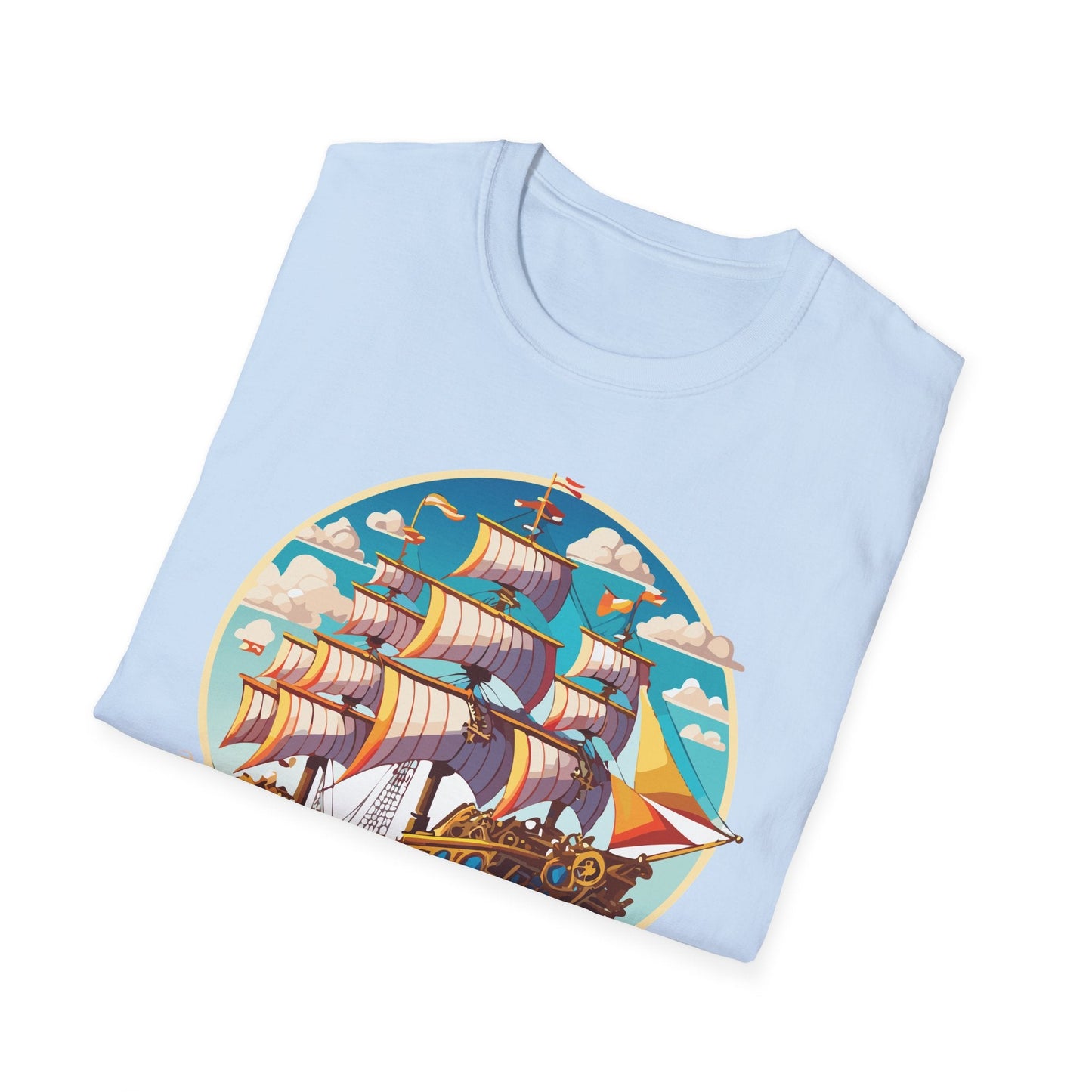 Ship T Shirts Frigate Tee Unisex Vessel Tee Shirt Gildan Softstyle 64000 Cotton Tee Classic