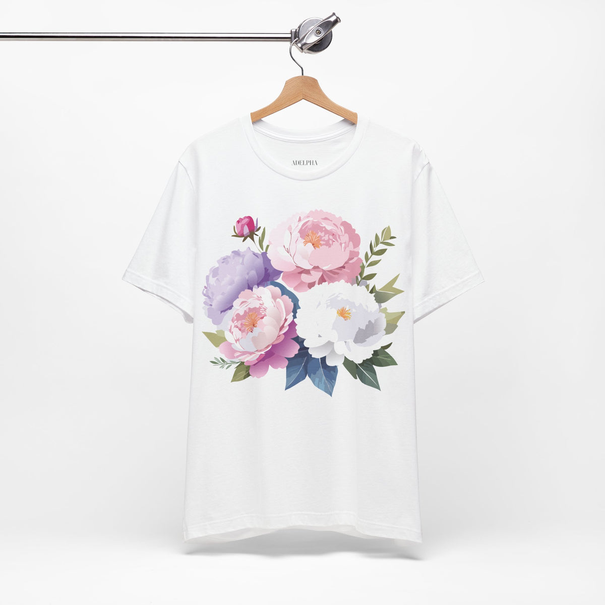 Floral Graphic Tee Shirt - Bella+Canvas Unisex 100 Cotton 37