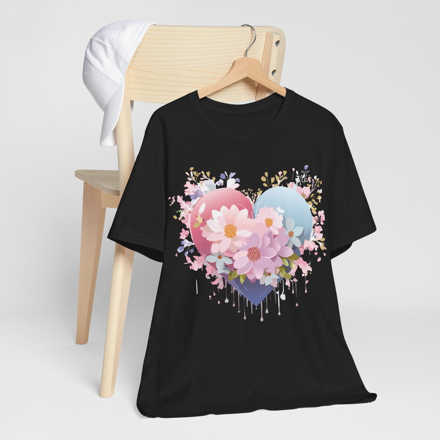 Valentine Graphic Tee Unisex Short Sleeve Vintage Inspired Artwork From Adelpha Premium Design