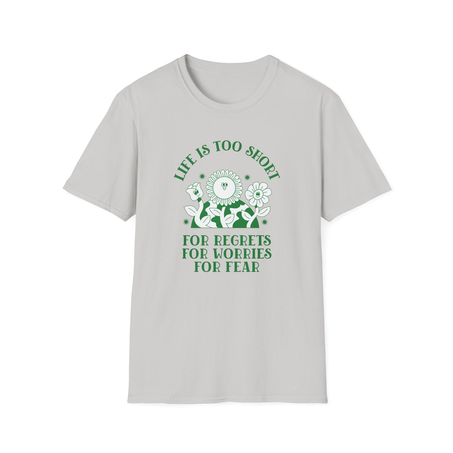 Positive Slogan T Shirts With Positive Words Tee Shirt Good Quotes Unisex Gildan Softstyle 64000 100 Percent Cotton