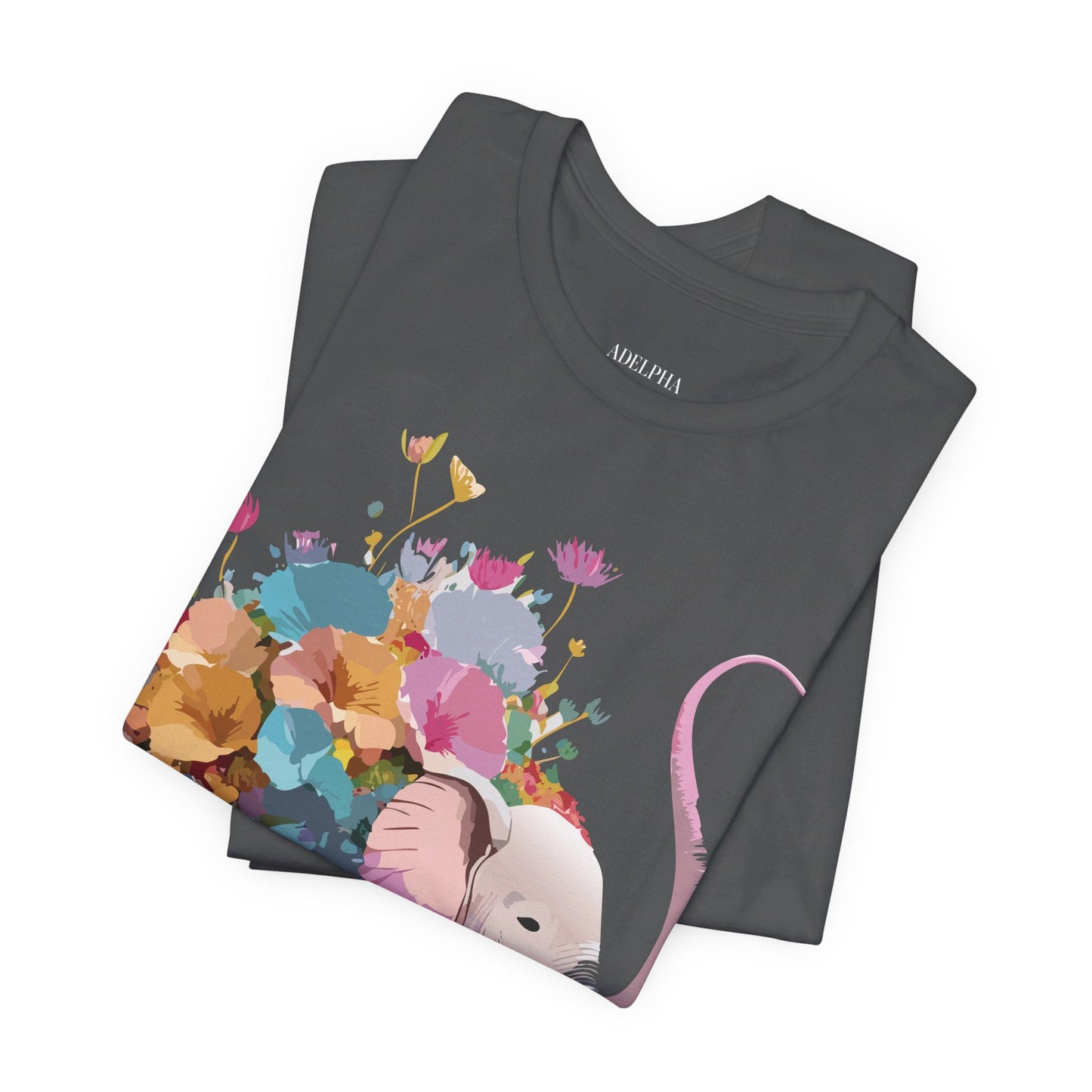 Elephant Graphic T Shirt Unisex Vintage Inspired Art Tee Adelpha Short Sleeve Artwork