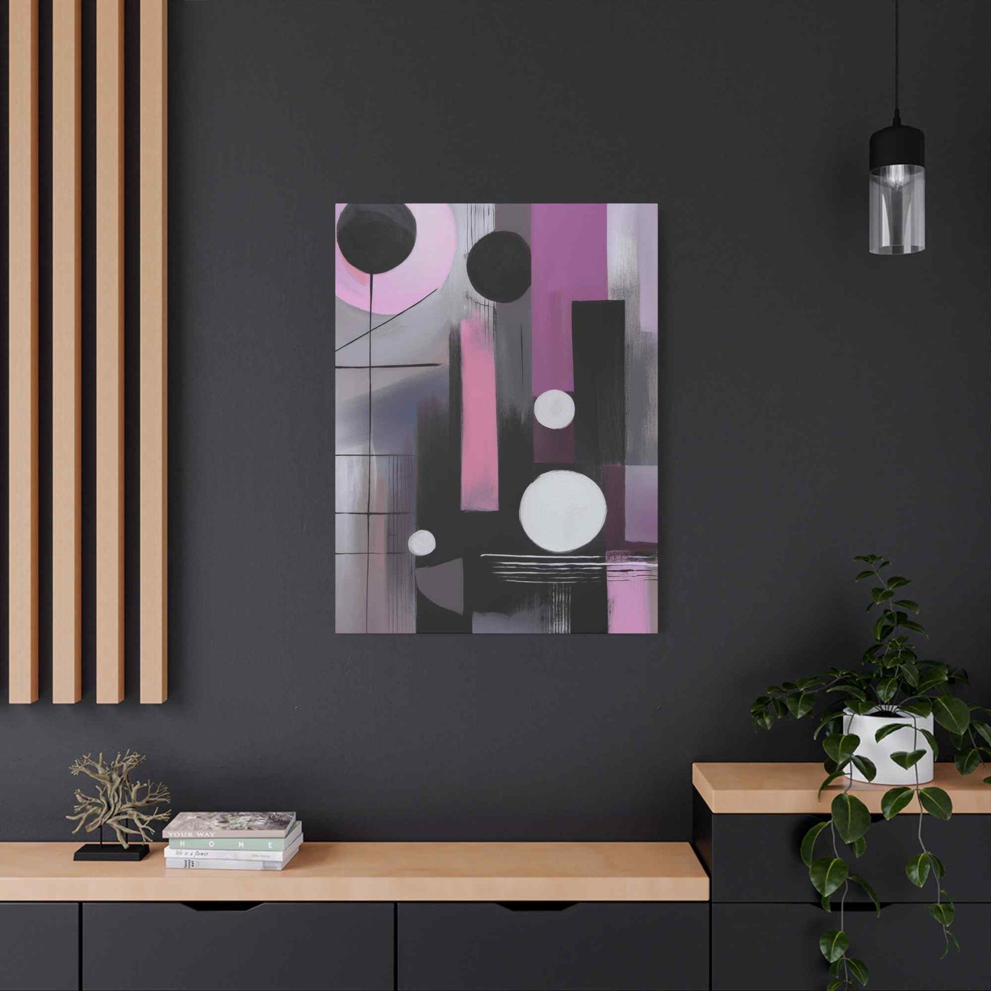 Abstract Geometric Painting Print Canvas 20x24,20x30,24x30 24x32,24x36,30x40 32x48,36x48,40x60 Pine-Wood Inner Frame ABS-44