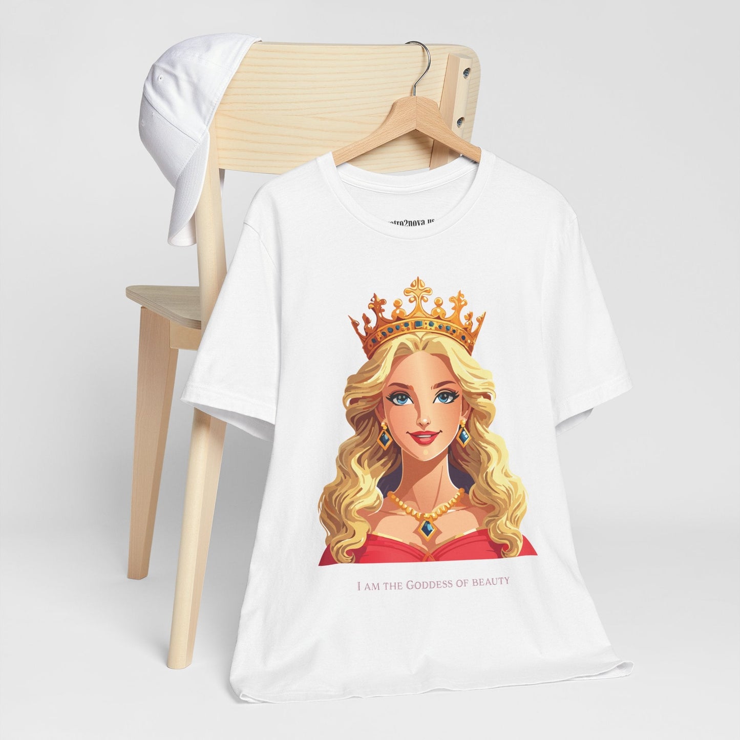 Goddess Shirt Unisex Graphic Cotton T Shirt Short Sleeve With Original Art By Retro2Nova