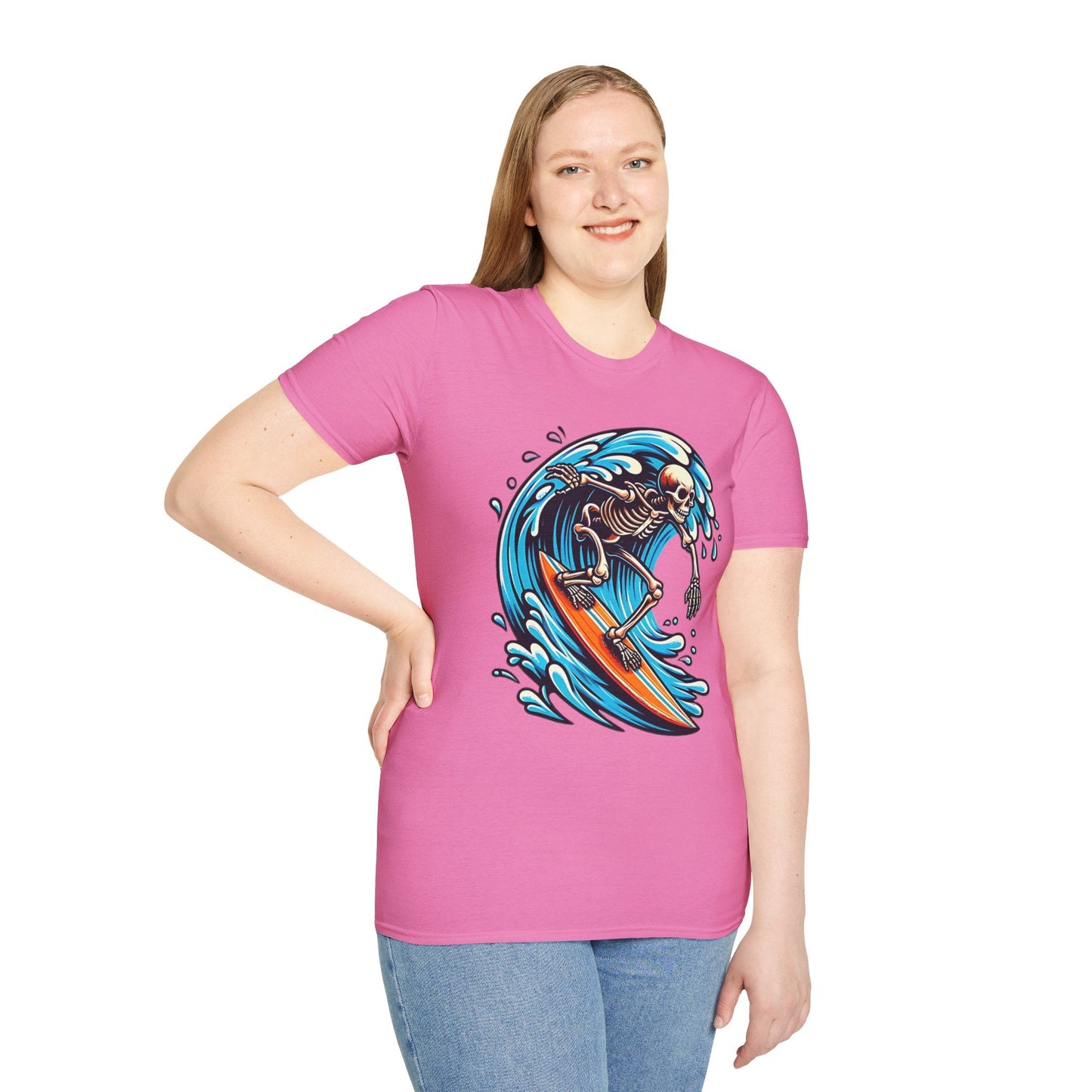 Skull Graphic Unisex Cotton T-shirt with Skeleton Artwork Design 10