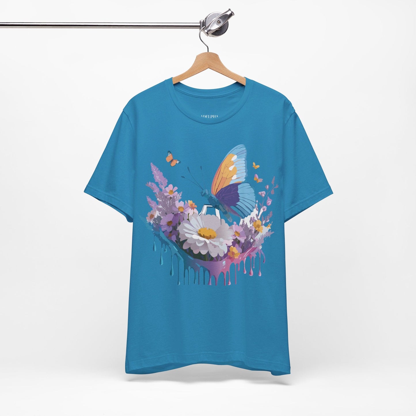 Adelpha Vintage Inspired Graphic Tee Unisex Short Sleeve Shirt