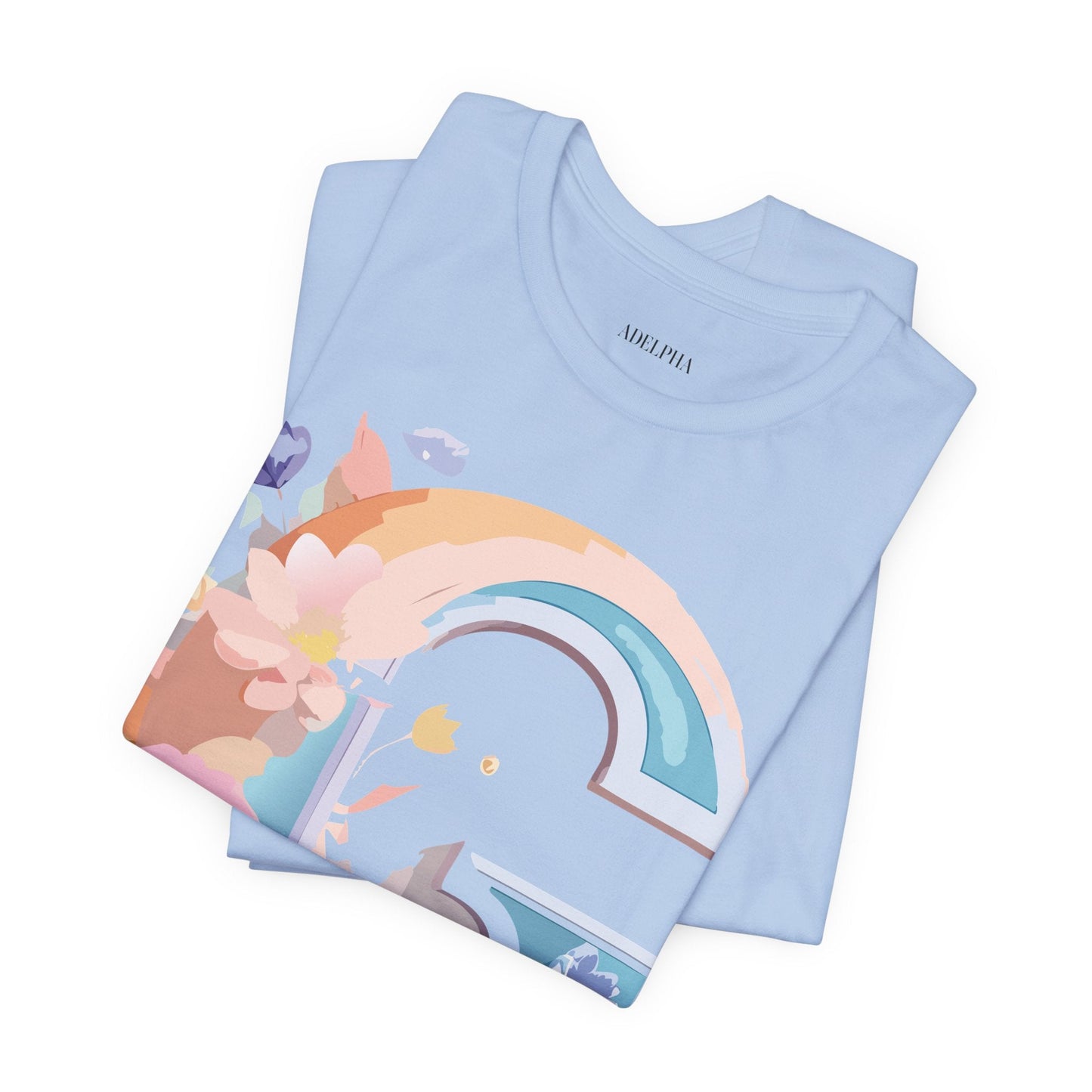 Letter G Graphic Tee Unisex Short Sleeve T Shirt by Adelpha Vintage Inspired Artwork