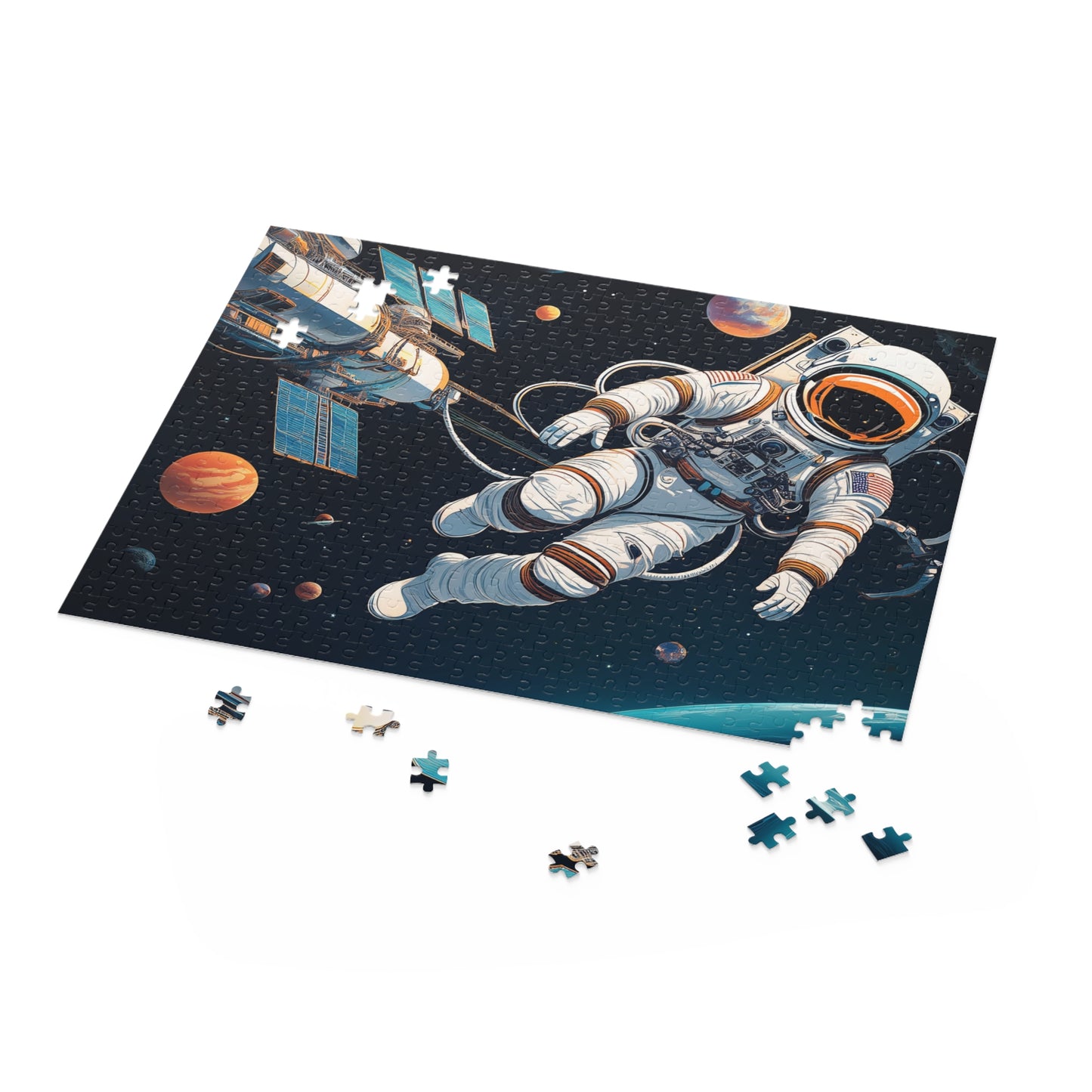 Astronaut Puzzle 500-Chipboard Pieces in Box | Kids Puzzles Size: 16" x 20",  Ages 9+ and Family pn49