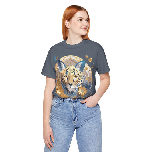 Medallion Graphic Unisex 100 Cotton Vintage Animal Medal Artwork Tee 50